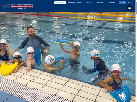 Website Screenshot of French International School