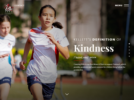 Website Screenshot of Kellett School