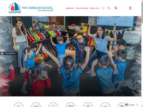 Website Screenshot of The Harbour School