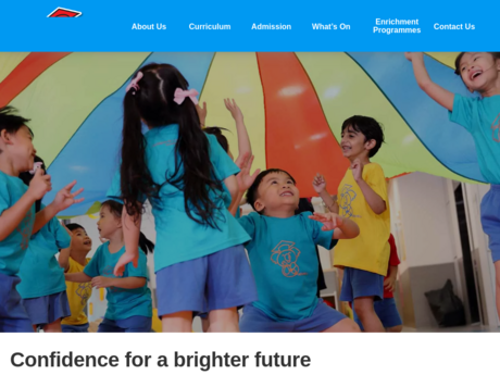 Website Screenshot of Box Hill (HK) International Kindergarten