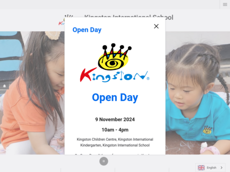 Website Screenshot of Kingston International Kindergarten