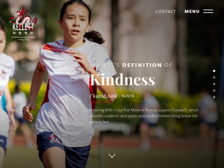 Website Screenshot of Kellett School (Pok Fu Lam Campus)