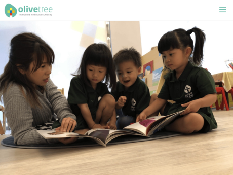 Website Screenshot of Olive Tree International Kindergarten