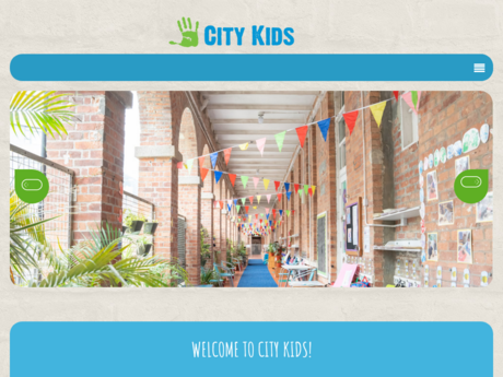 Website Screenshot of City Kids Preschool and Little Stars