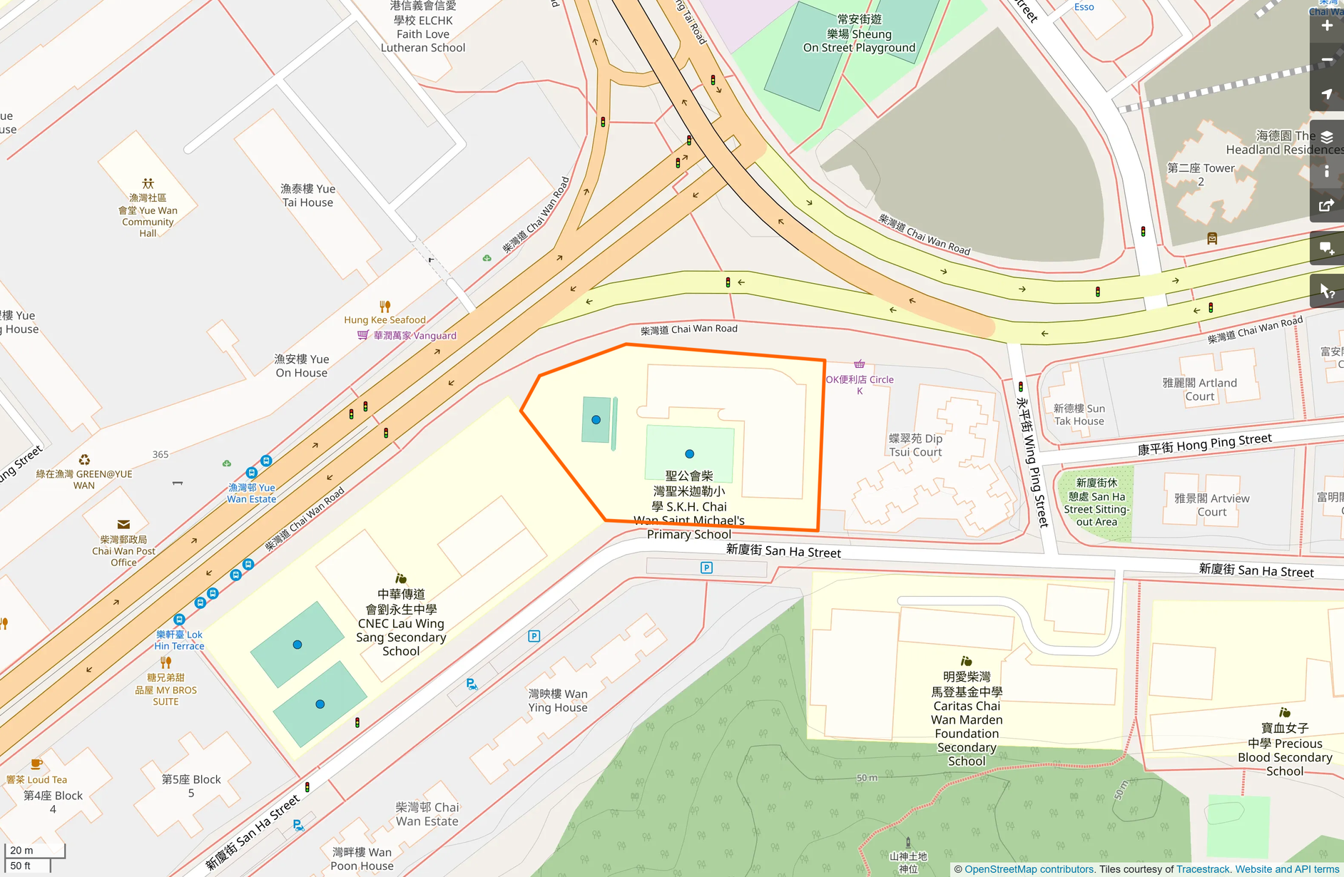 OSM: 聖公會柴灣聖米迦勒小學 SKH Chai Wan St. Michael's Primary School