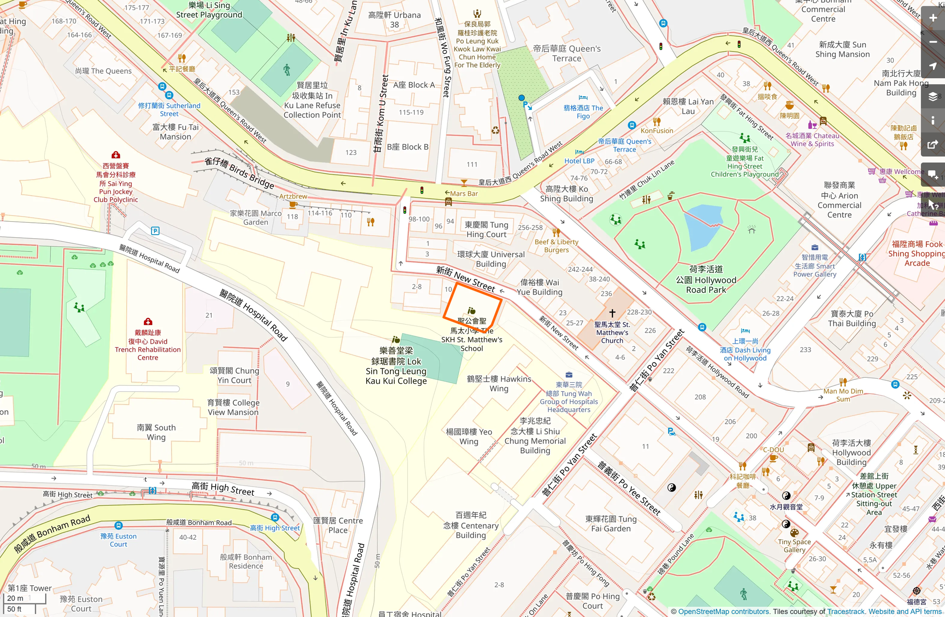 OSM: 聖公會聖馬太小學 SKH St. Matthew's Primary School