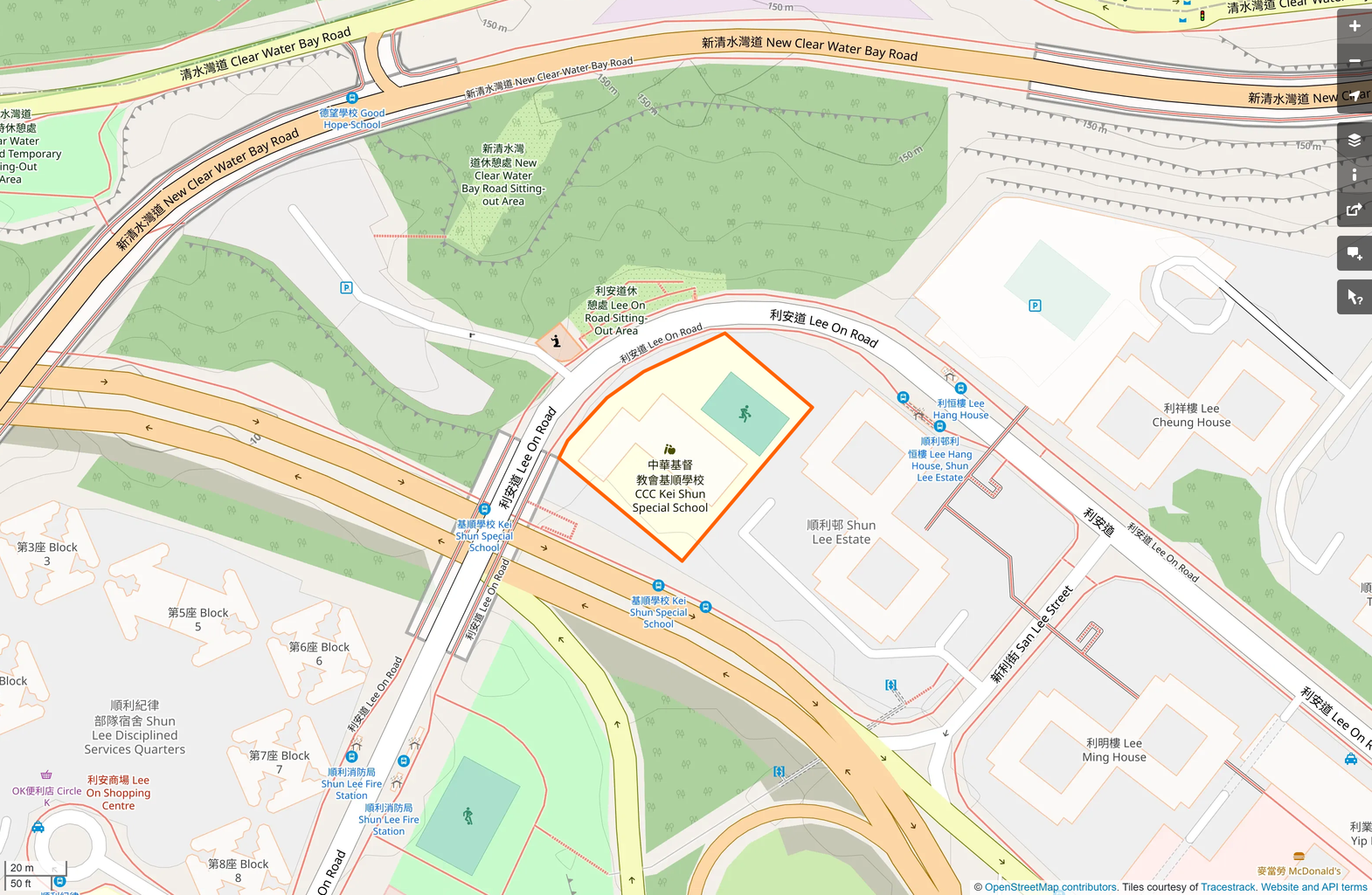 OSM: 中華基督教會基順學校 CCC Kei Shun Special School Cum Resource Centre