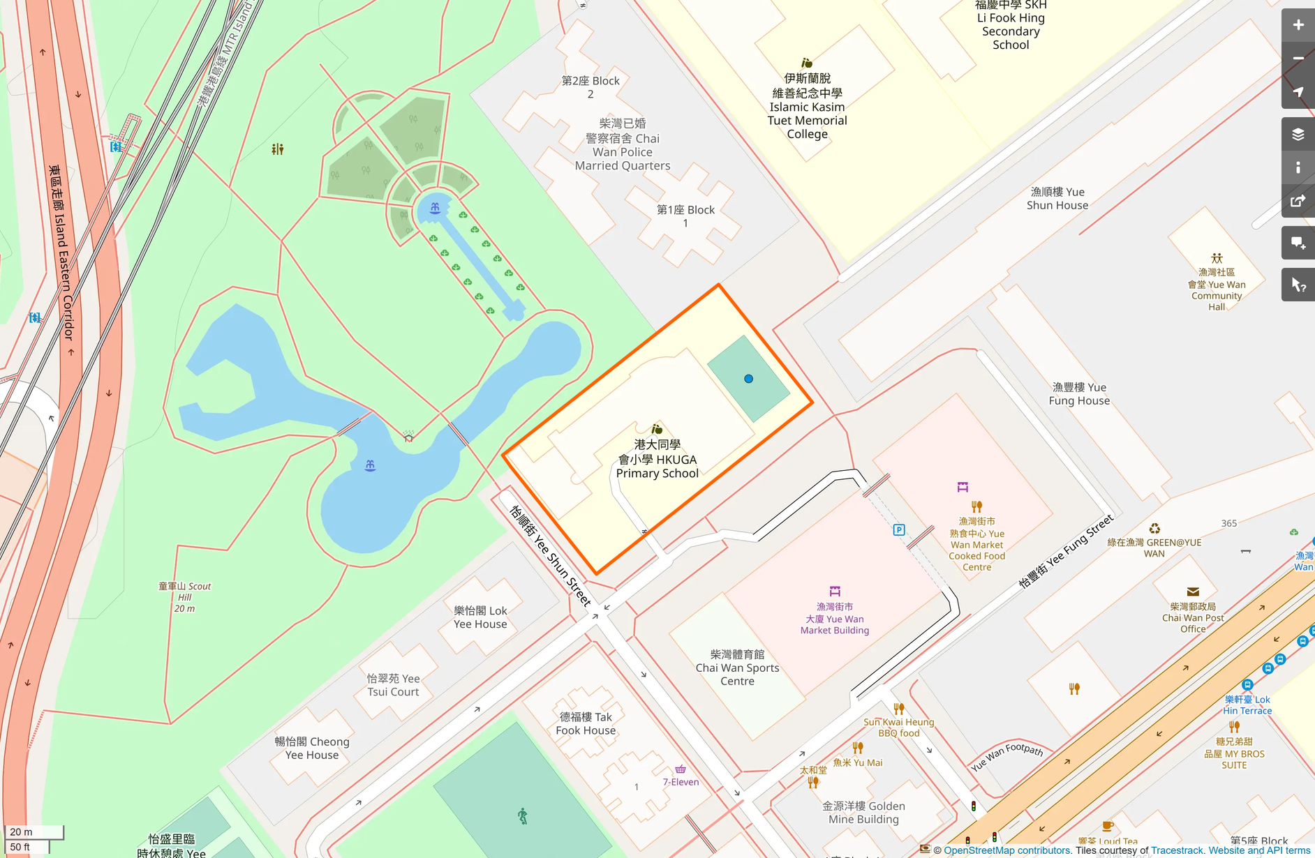 OSM: 港大同學會小學 HKUGA Primary School