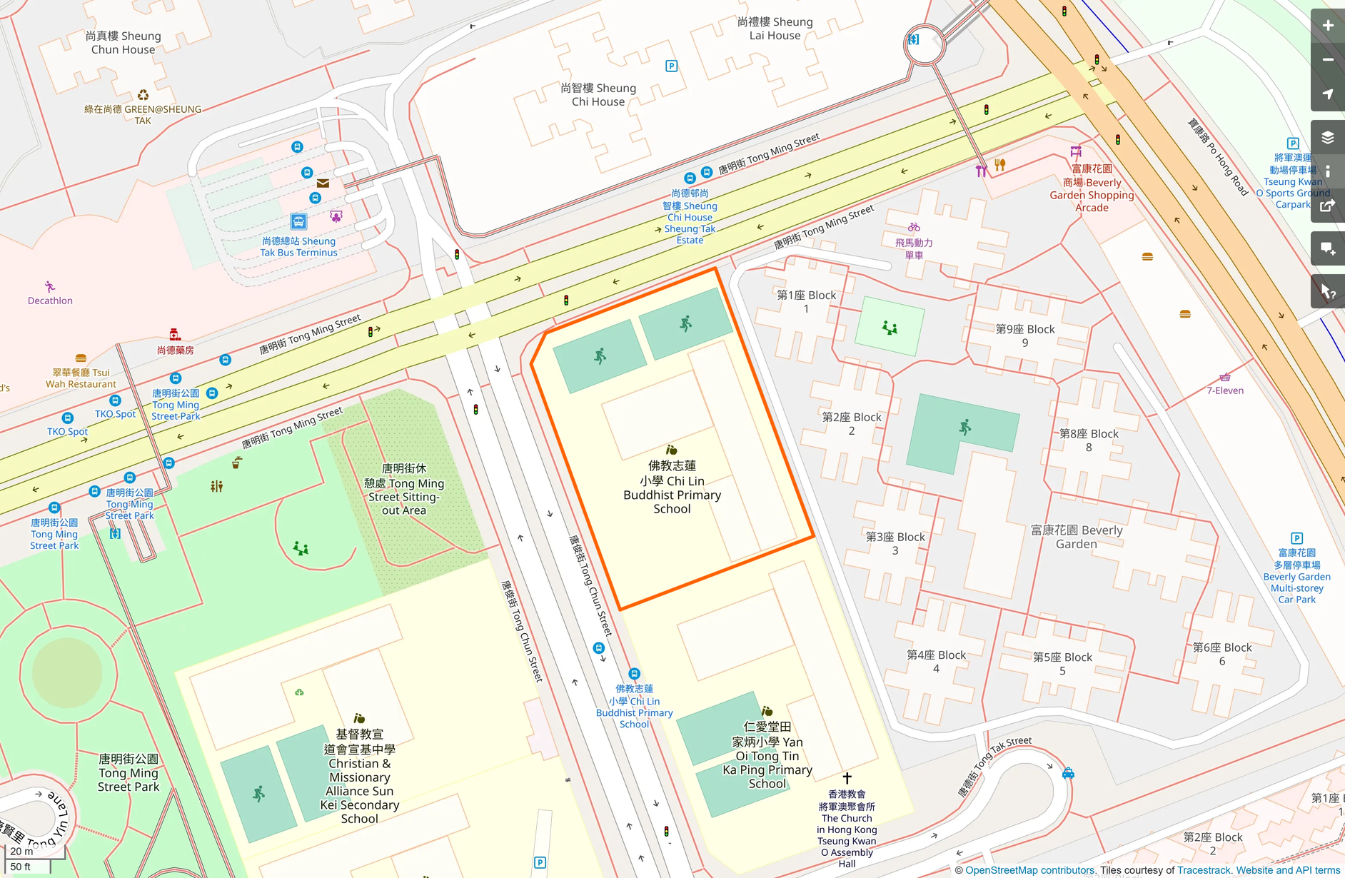 OSM: 佛教志蓮小學 Chi Lin Buddhist Primary School