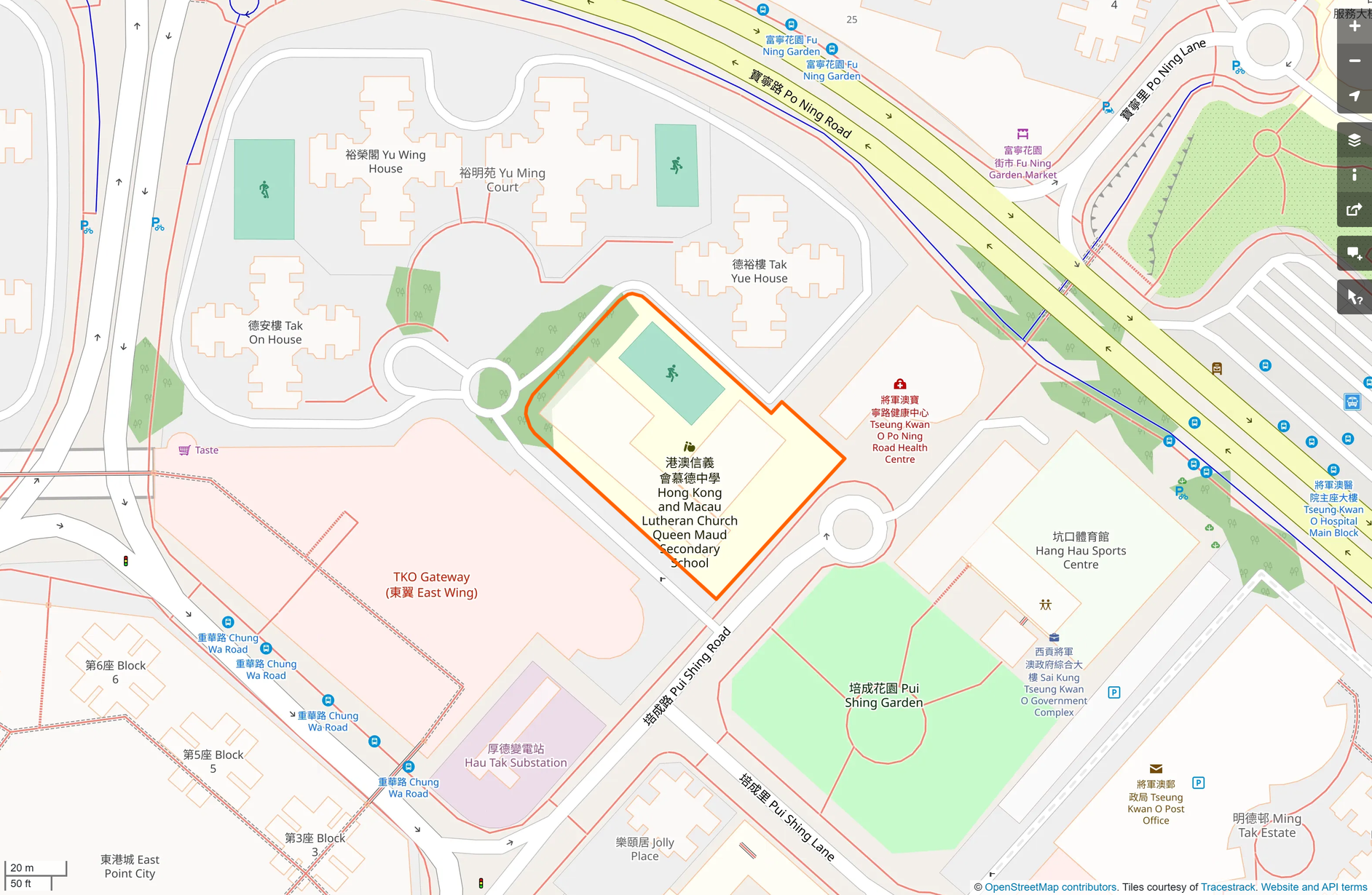 OSM: 港澳信義會慕德中學 HKMLC Queen Maud Secondary School