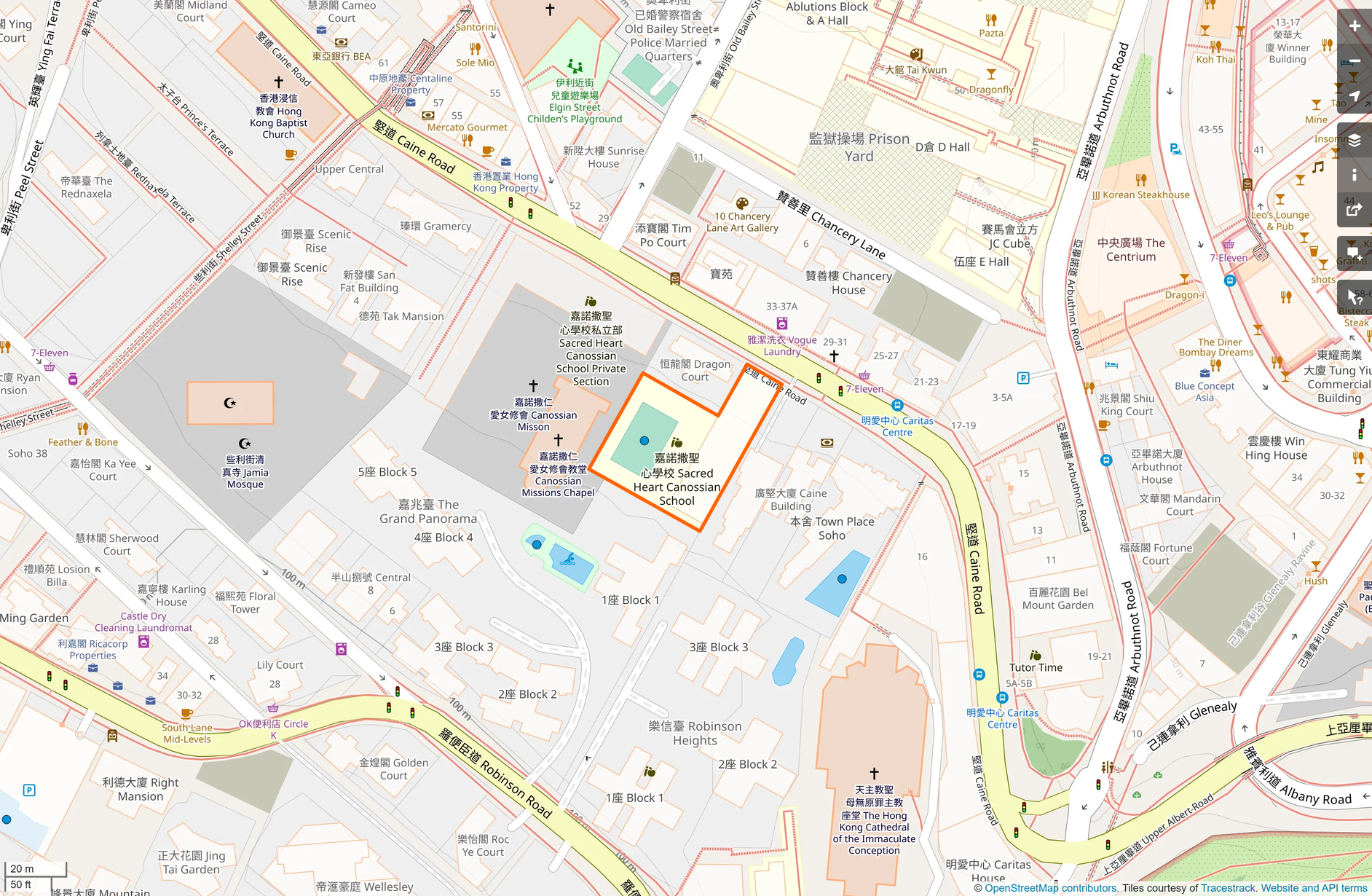 OSM: 嘉諾撒聖心學校 Sacred Heart Canossian School