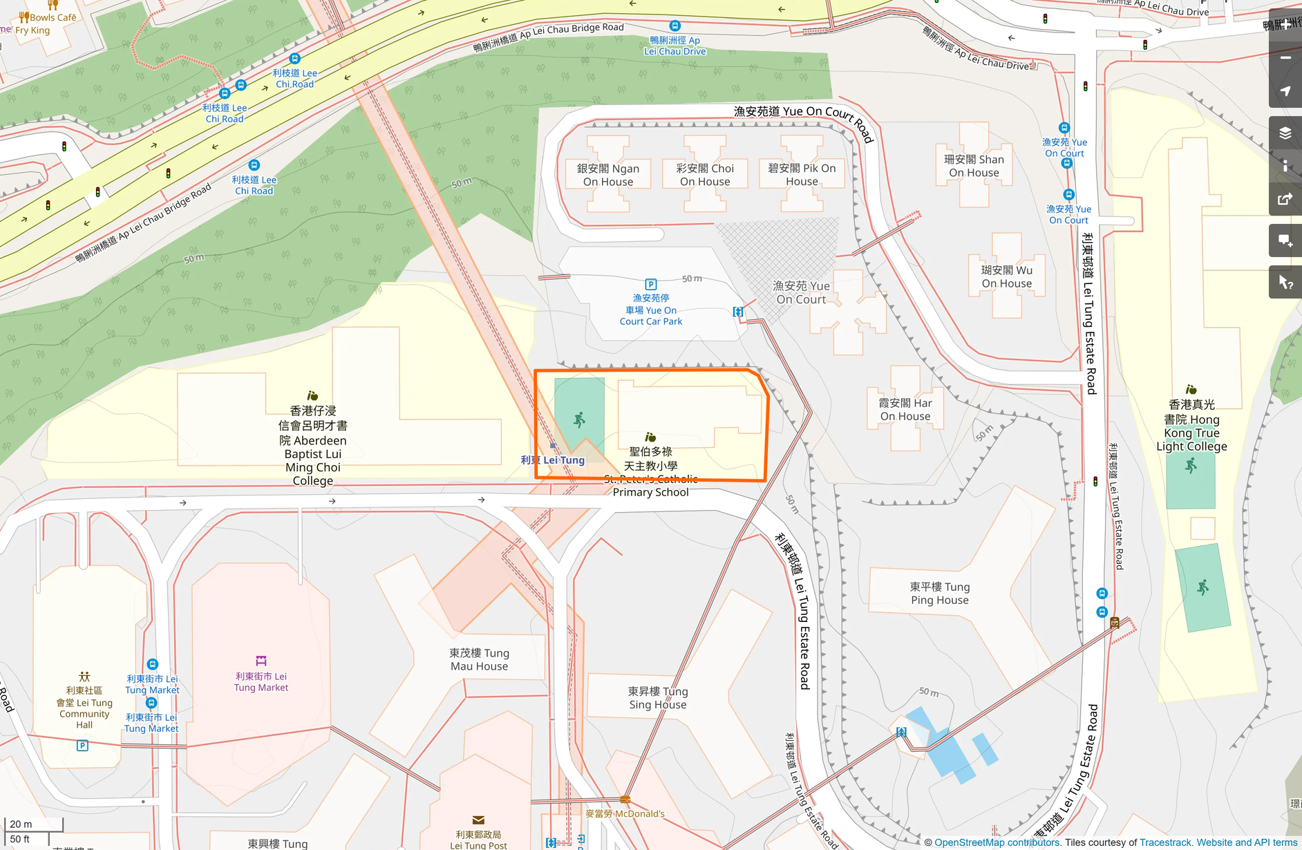 OSM: 聖伯多祿天主教小學 St. Peter's Catholic Primary School