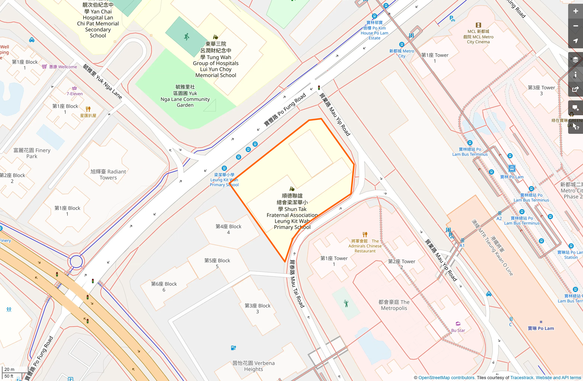 OSM: 順德聯誼總會梁潔華小學 Shun Tak Fraternal Association Leung Kit Wah Primary School