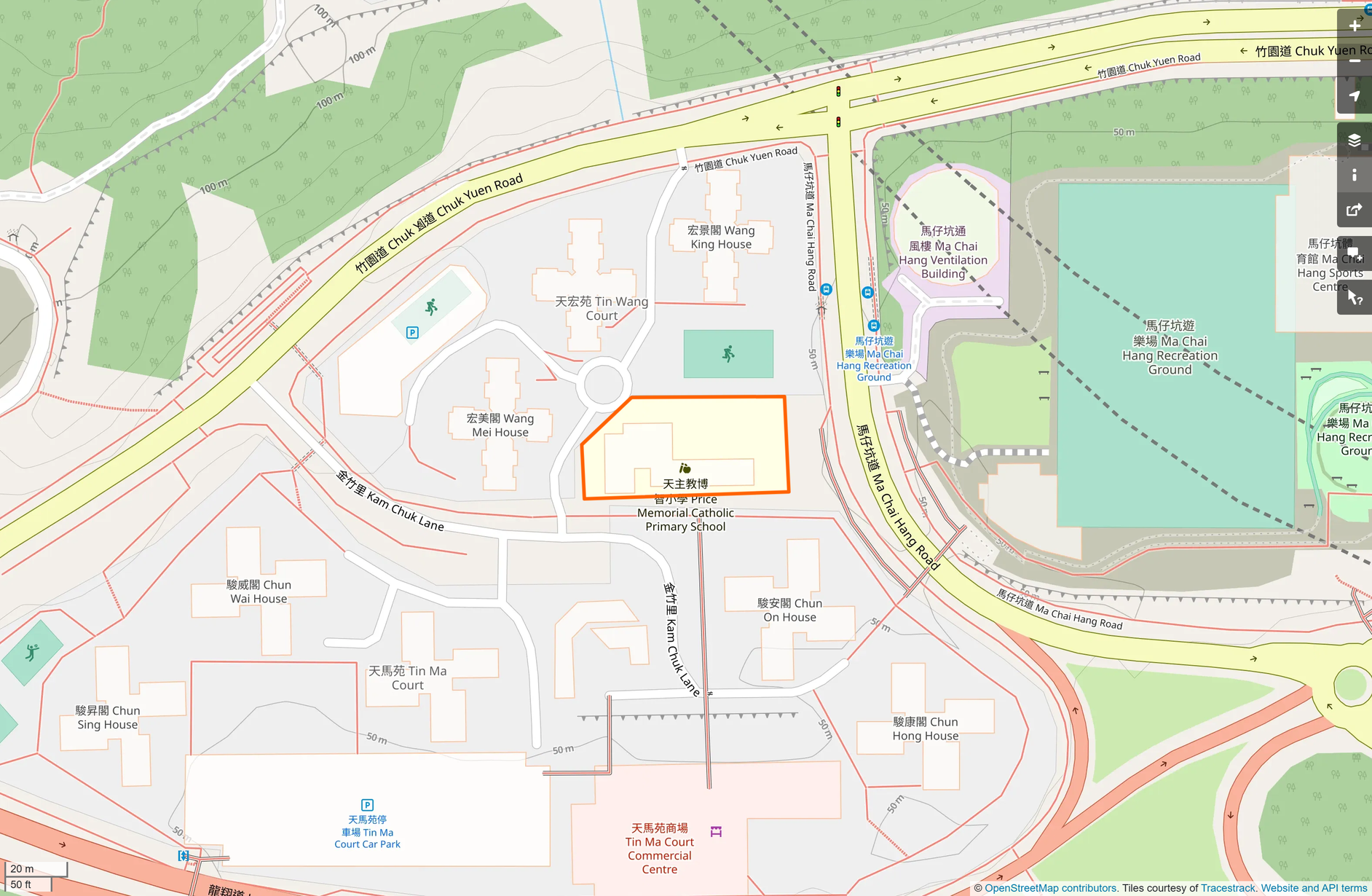 OSM: 天主教博智小學 Price Memorial Catholic Primary School