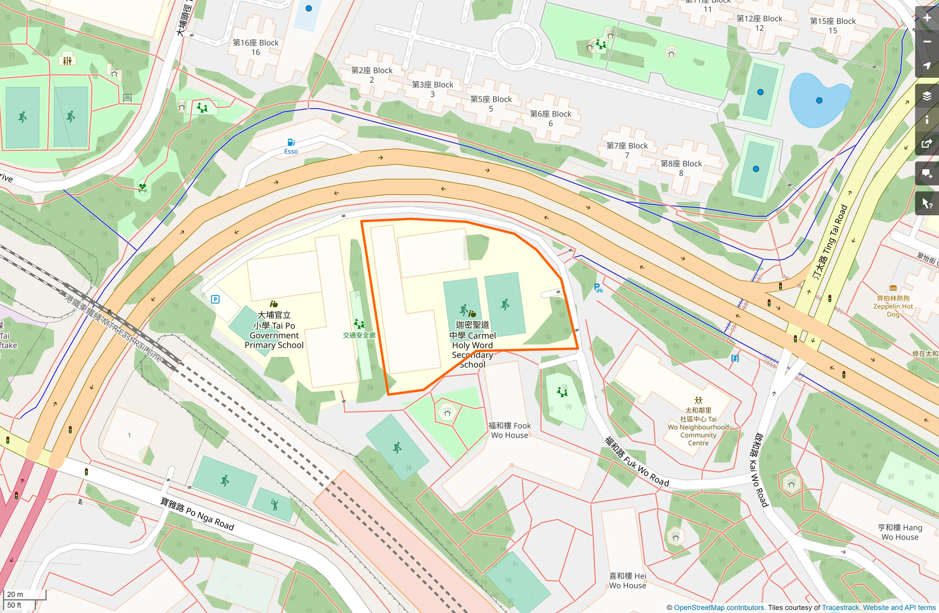 OSM: 迦密聖道中學 Carmel Holy Word Secondary School