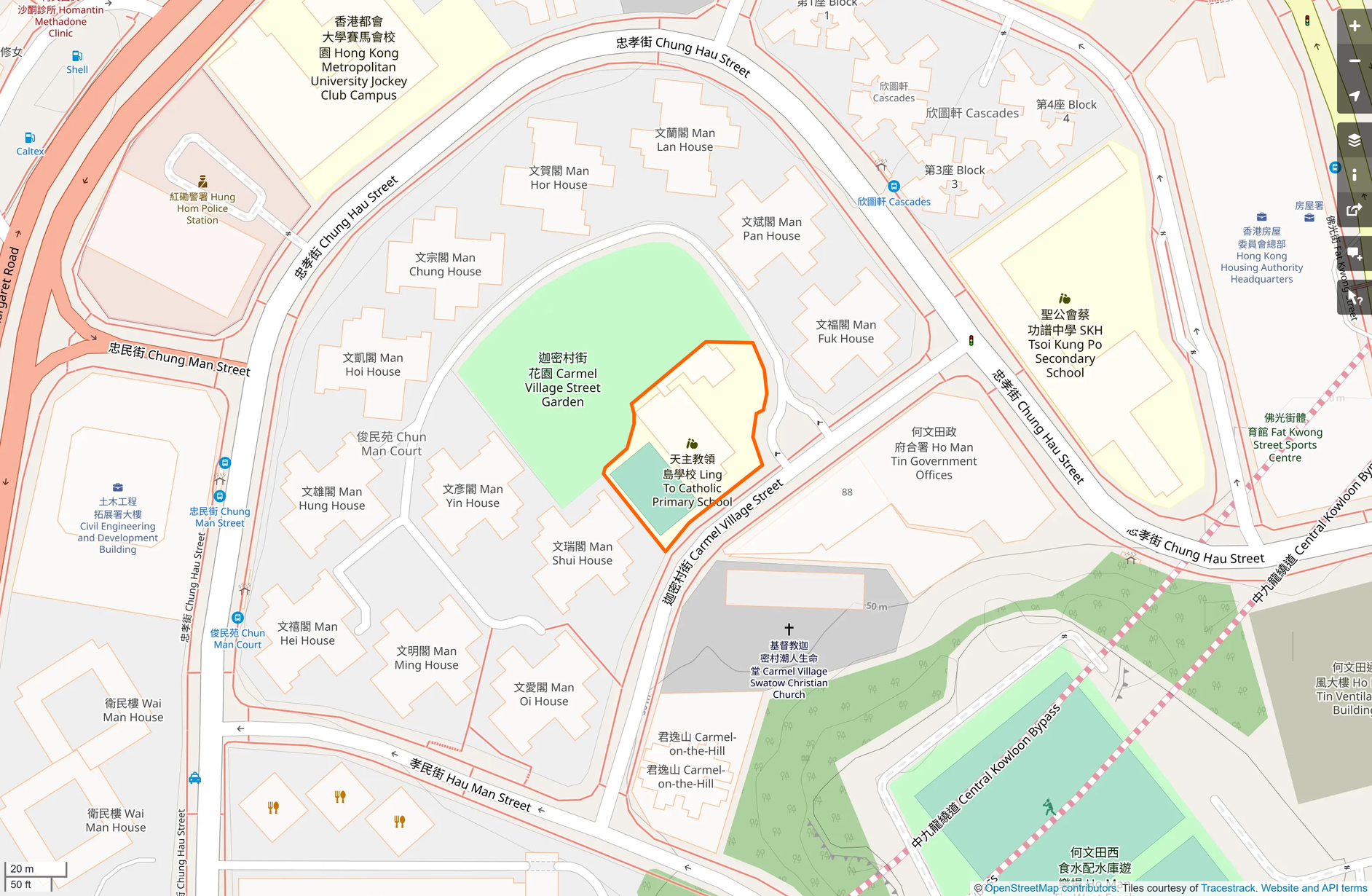 OSM: 天主教領島學校 Ling To Catholic Primary School