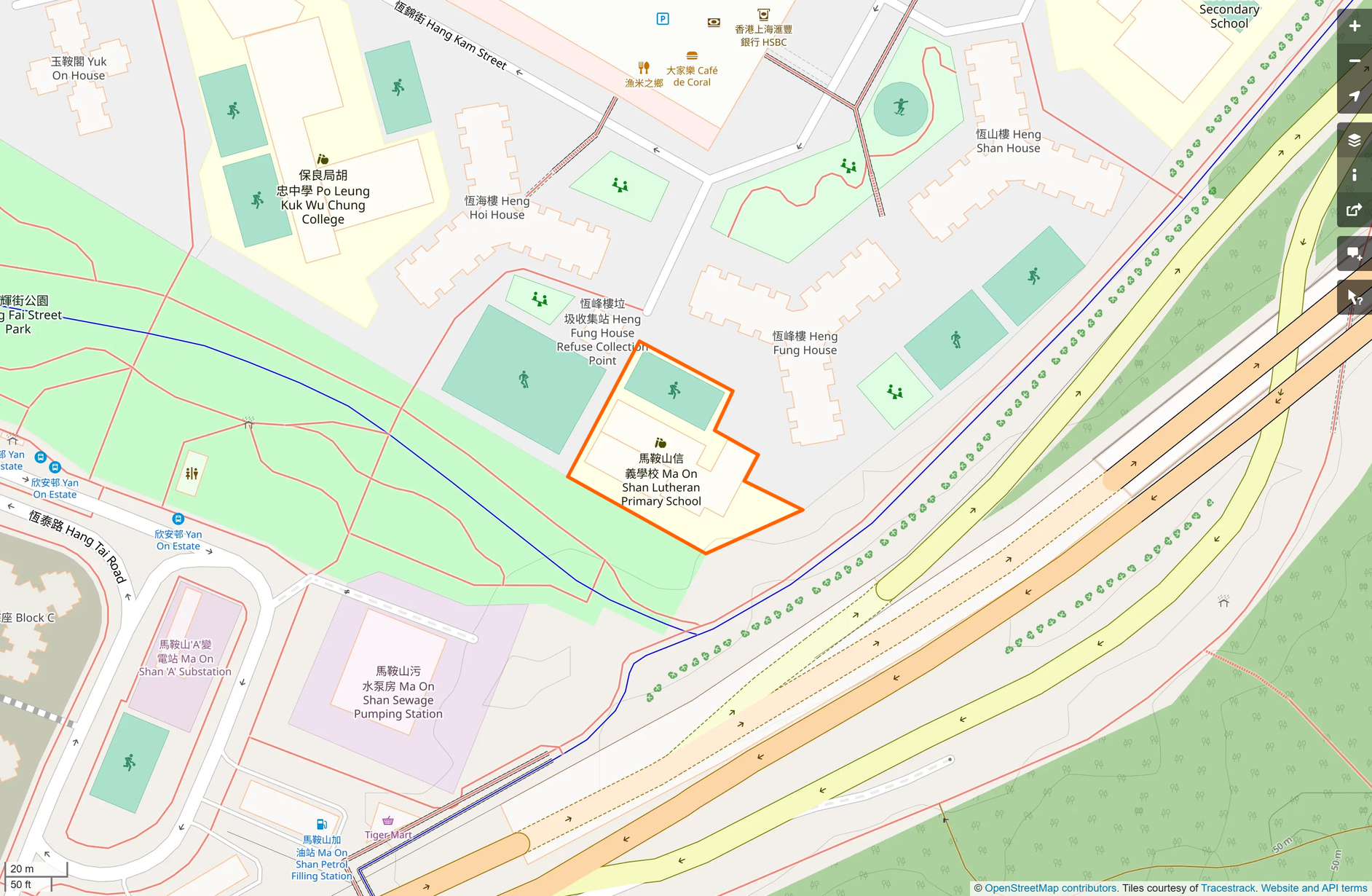 OSM: 馬鞍山信義學校 ELCHK Ma On Shan Lutheran Primary School