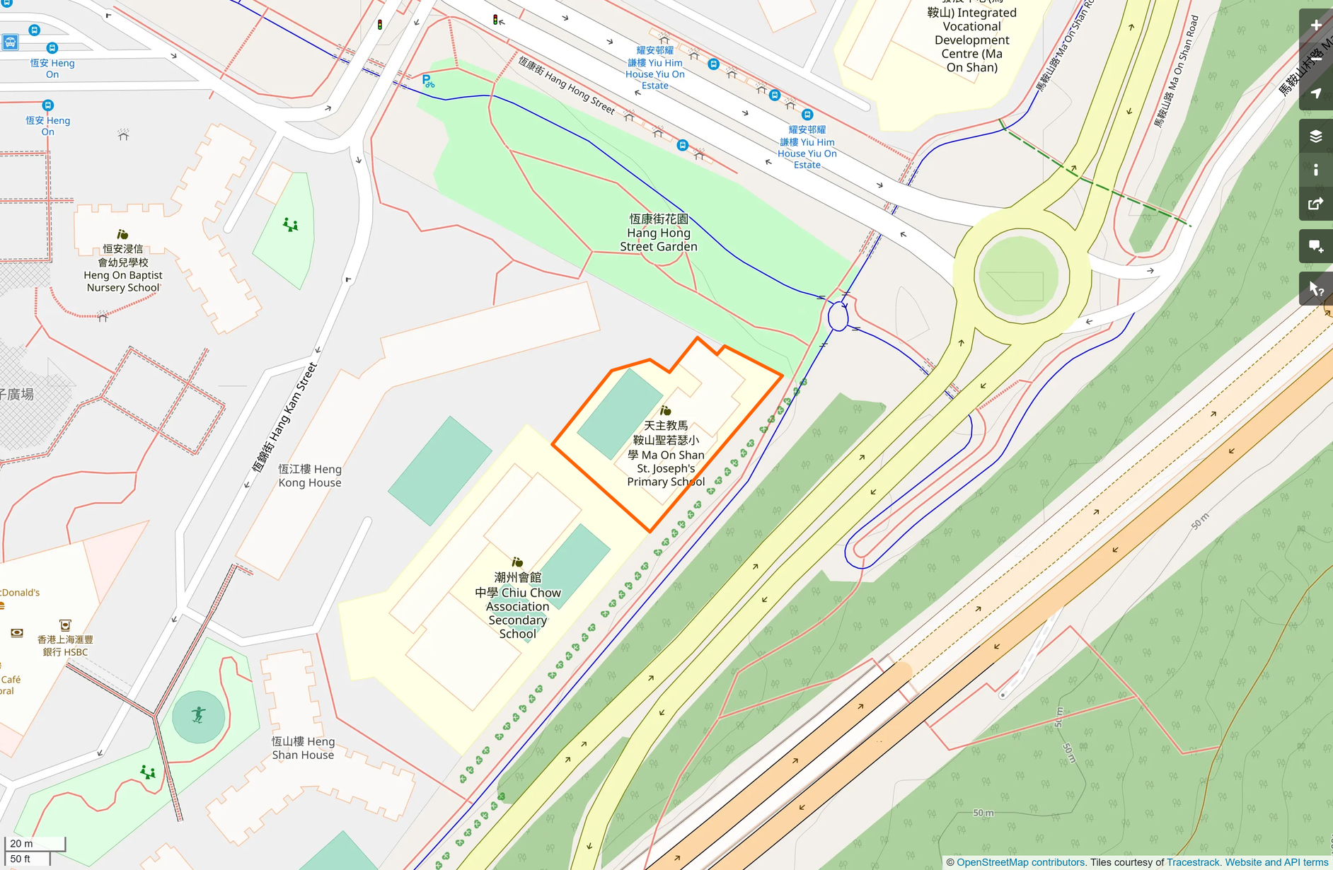 OSM: 馬鞍山聖若瑟小學 Ma On Shan St. Joseph's Primary School