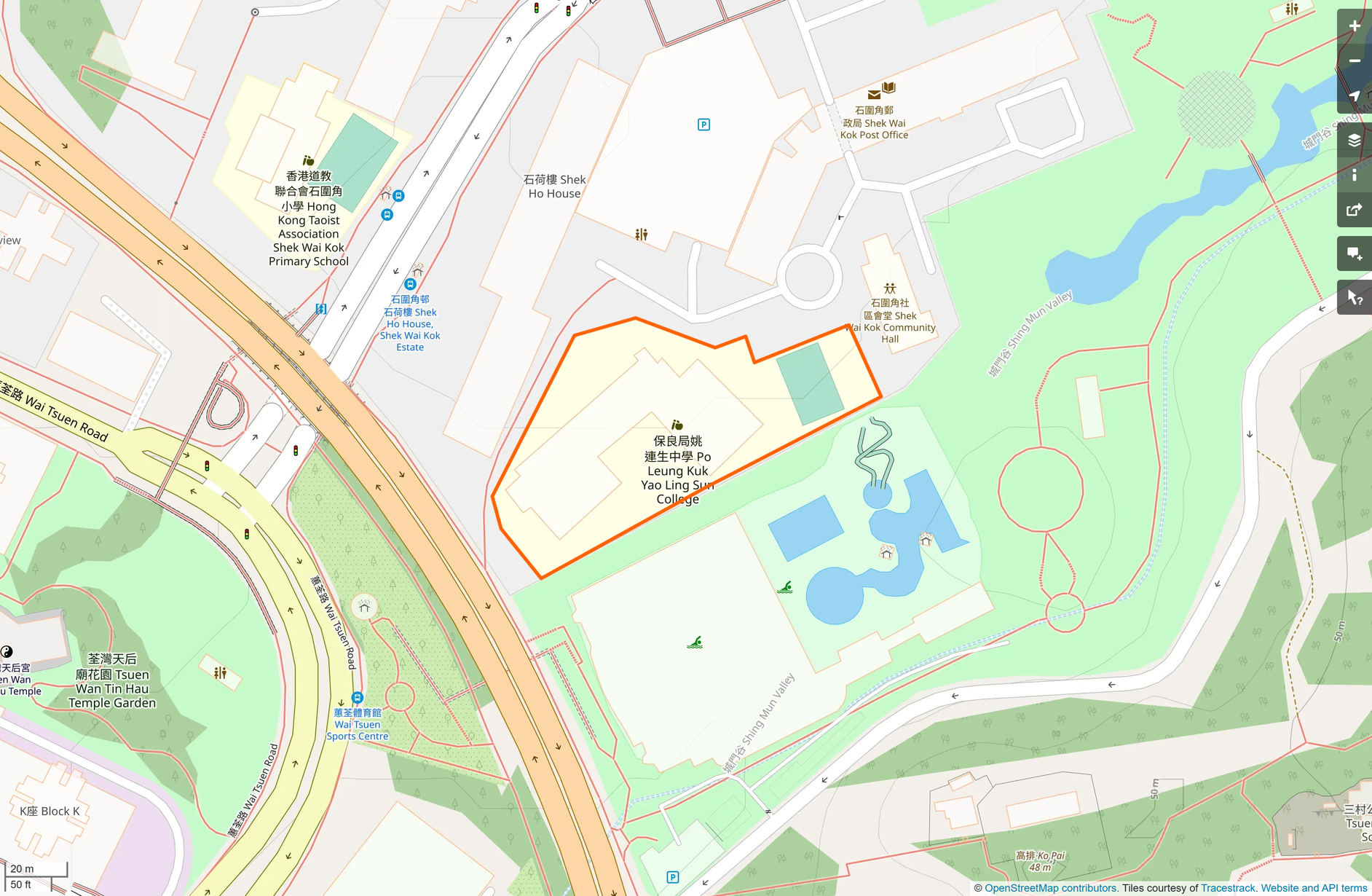 OSM: 保良局姚連生中學 PLK Yao Ling Sun College