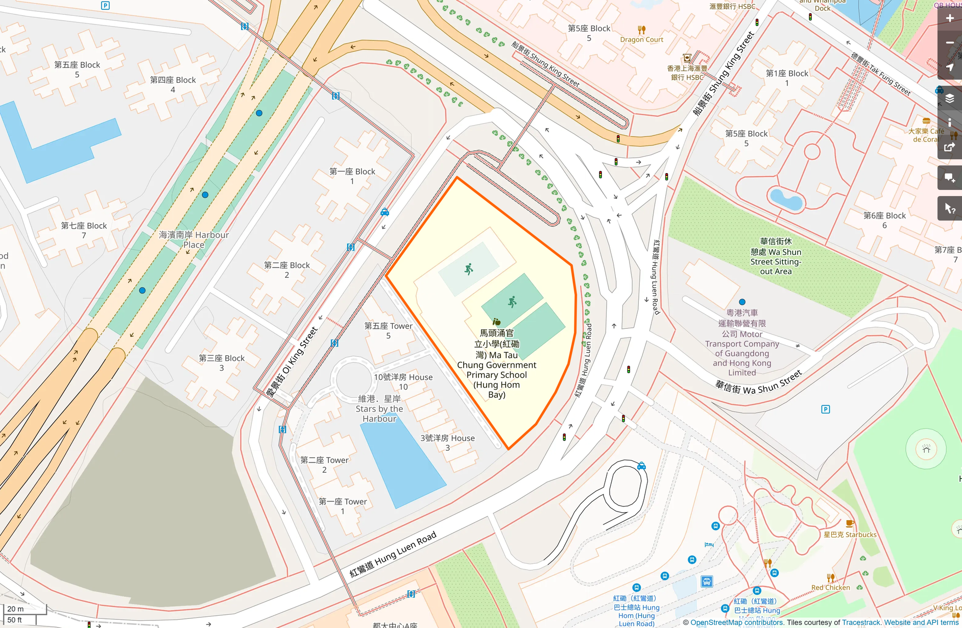 OSM: 馬頭涌官立小學(紅磡灣) Ma Tau Chung Government Primary School (Hung Hom Bay)