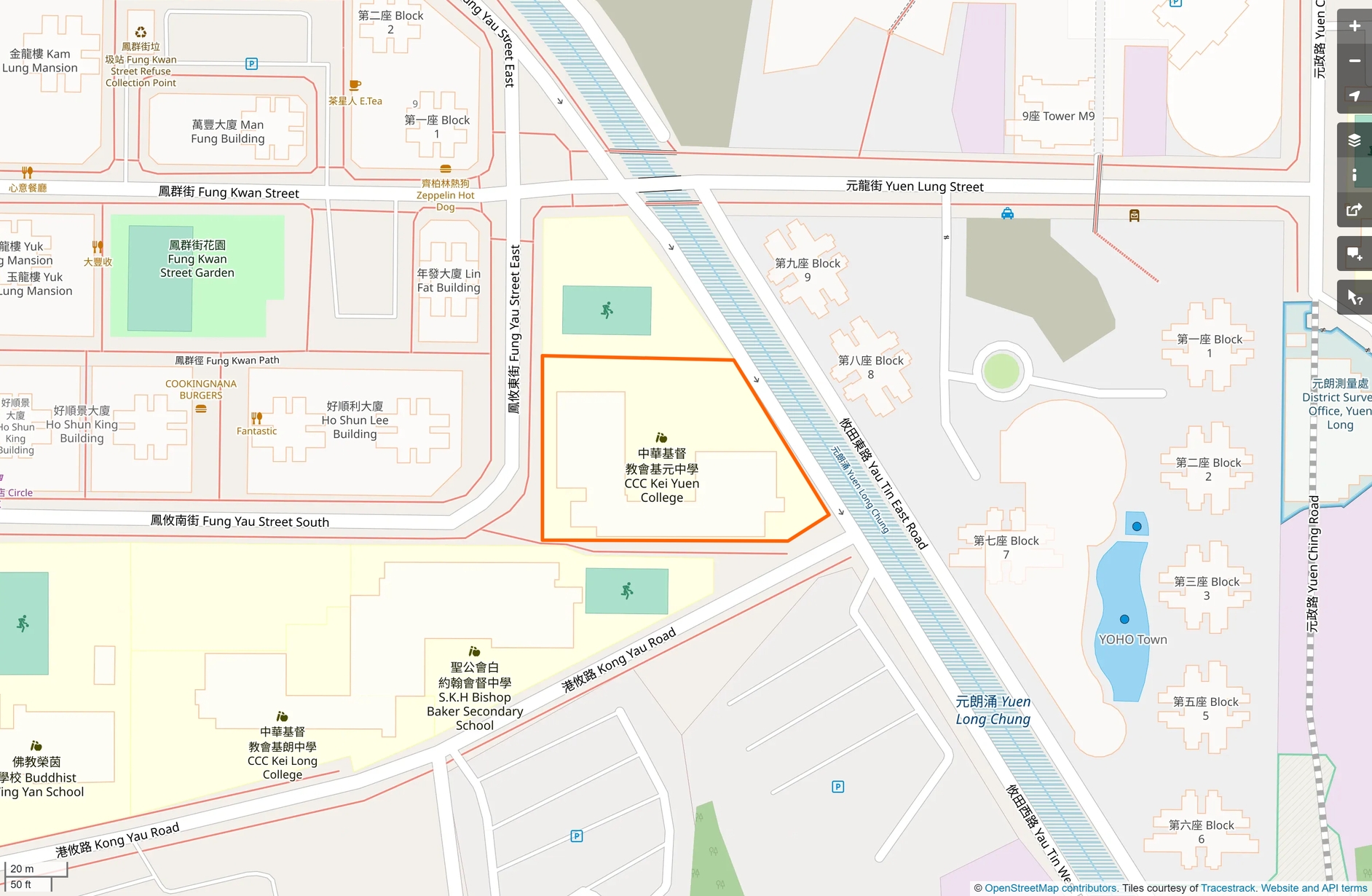 OSM: 中華基督教會基元中學 CCC Kei Yuen College
