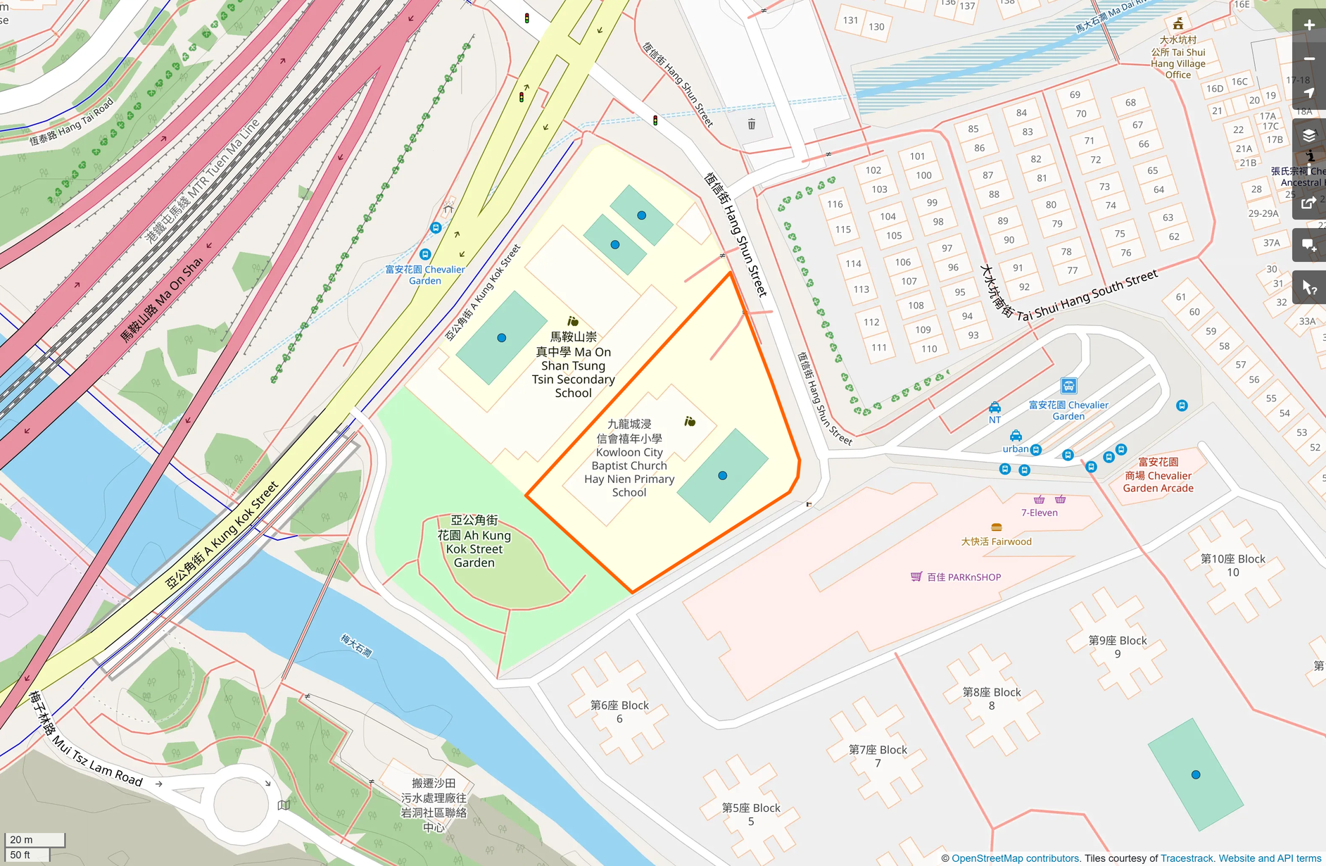 OSM: 九龍城浸信會禧年小學 Kowloon City Baptist Church Hay Nien Primary School