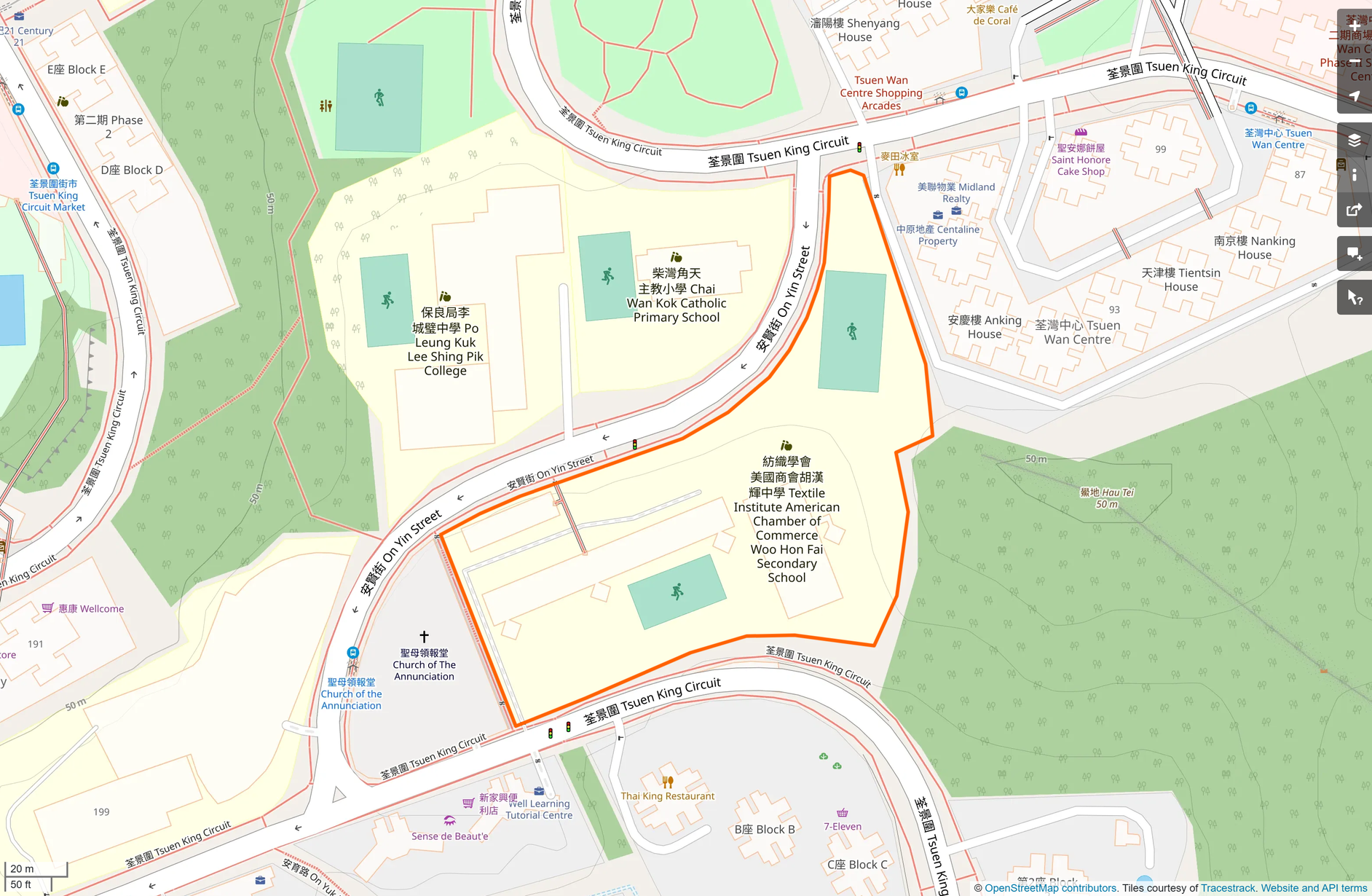 OSM: 胡漢輝中學 TIACC Woo Hon Fai Secondary School