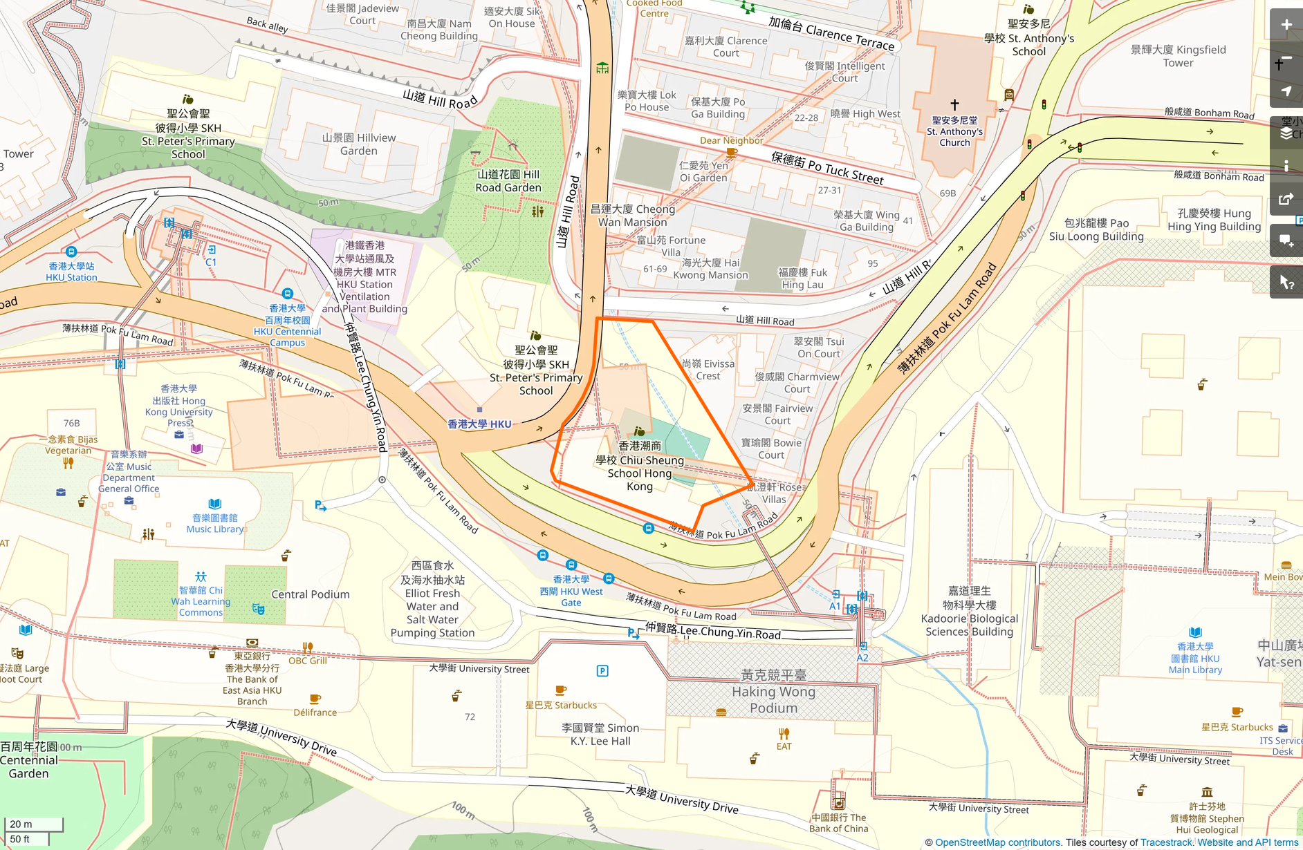 OSM: 香港潮商學校 Chiu Sheung School, Hong Kong