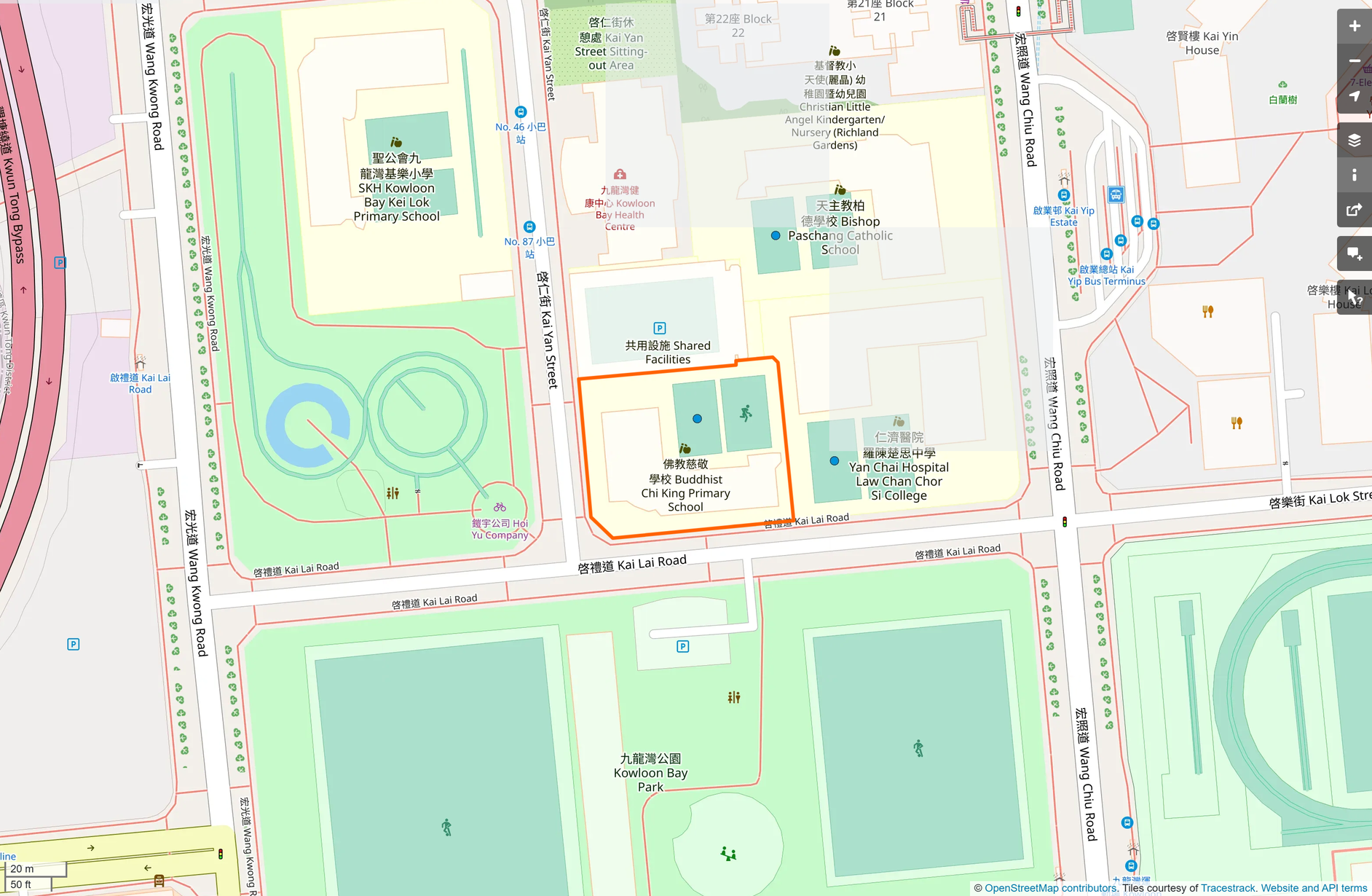 OSM: 佛教慈敬學校 Buddhist Chi King Primary School