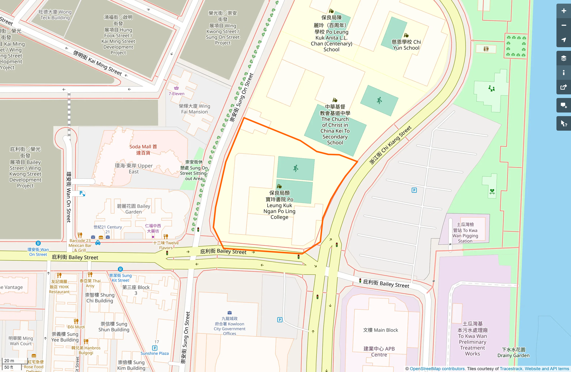 OSM: 保良局顏寶鈴書院 PLK Ngan Po Ling College