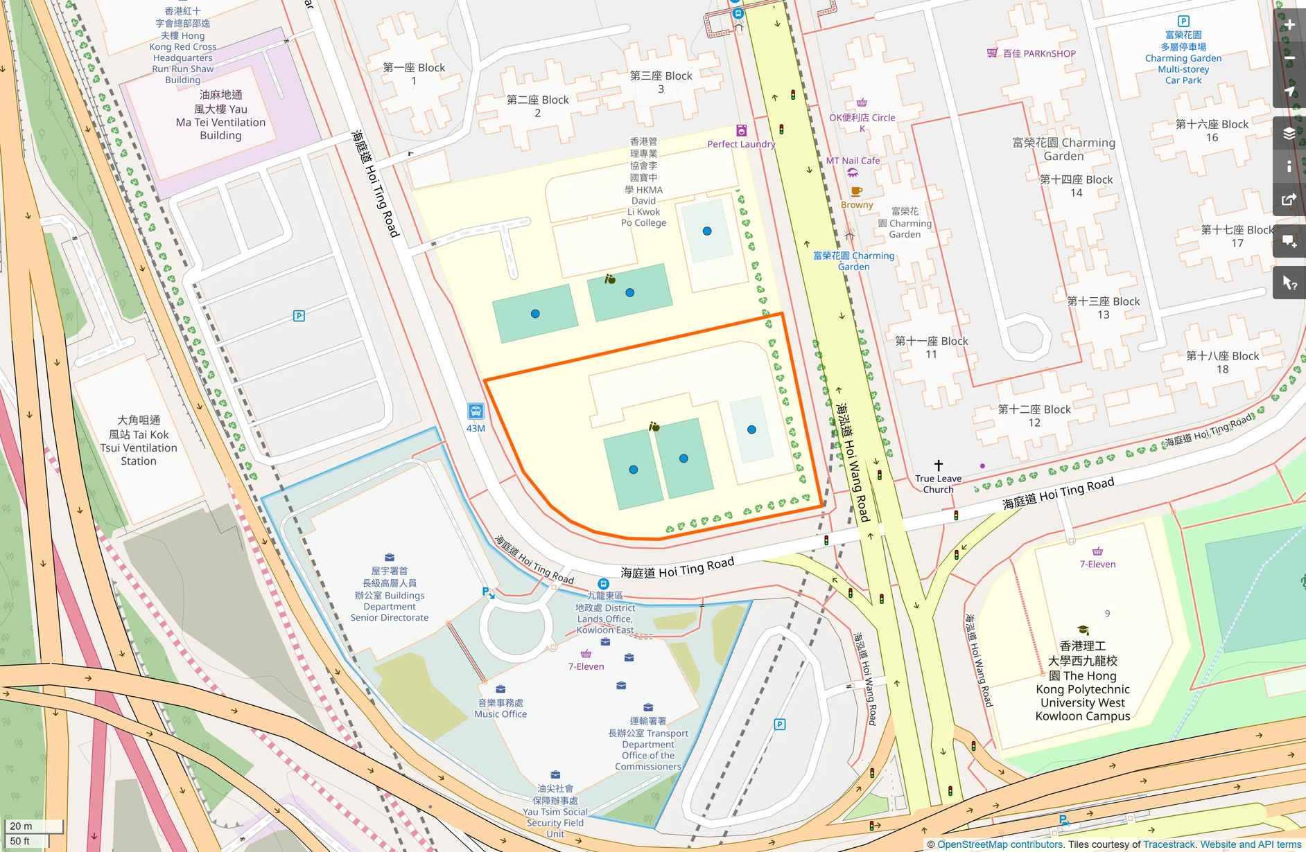 OSM: 油蔴地天主教小學(海泓道) Yaumati Catholic Primary School (Hoi Wang Road)