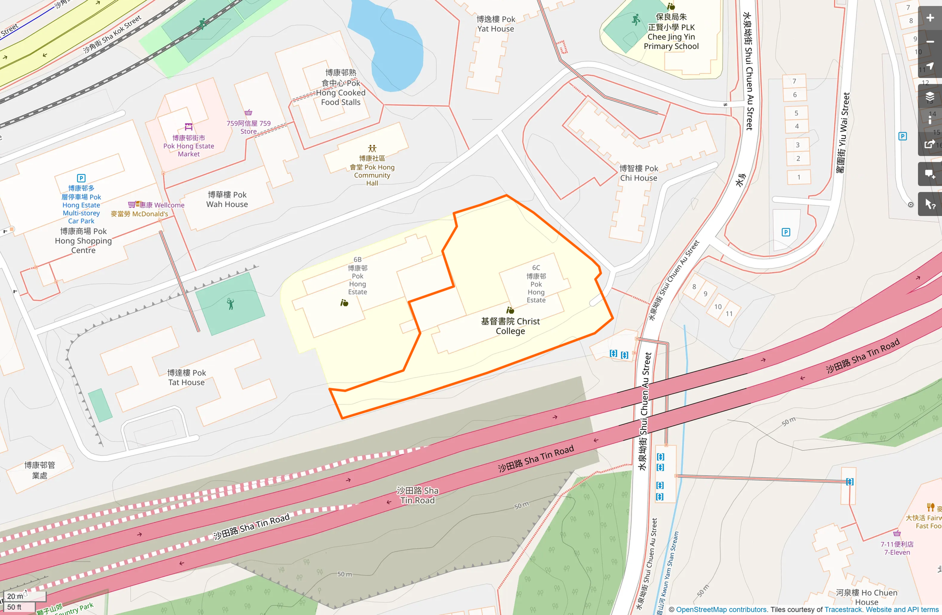 OSM: 基督書院 Christ College