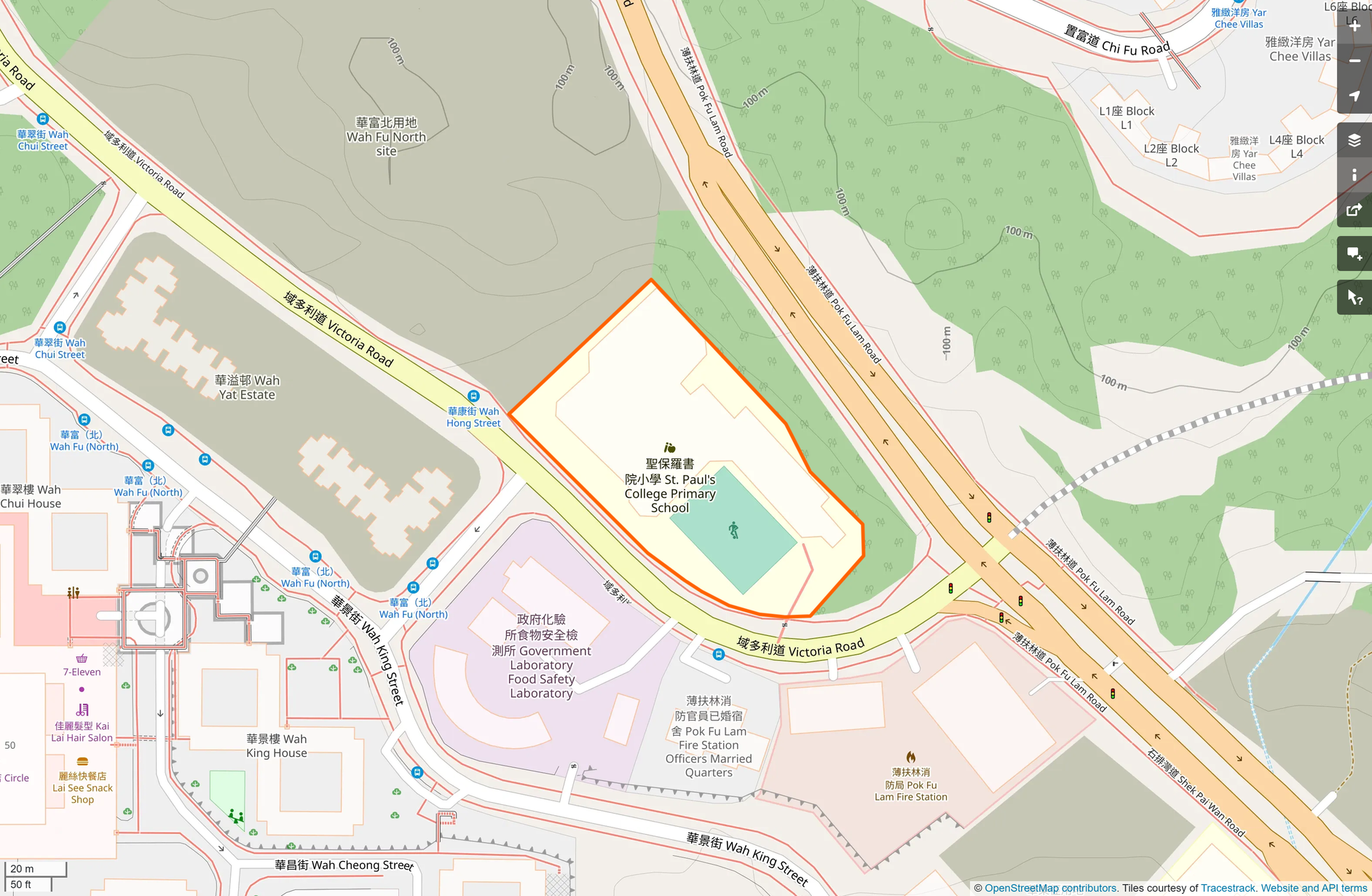 OSM: 聖保羅書院小學 St. Paul's College Primary School