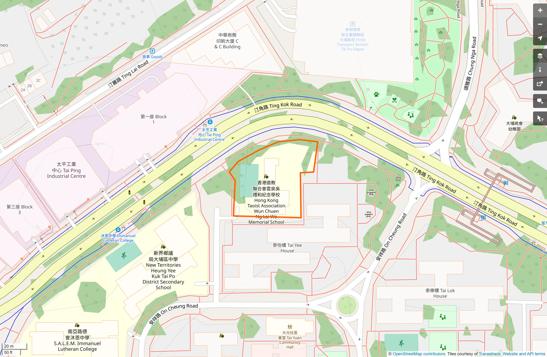 OSM: 吳禮和紀念學校 HKTA Wun Tsuen Ng Lai Wo Memorial School