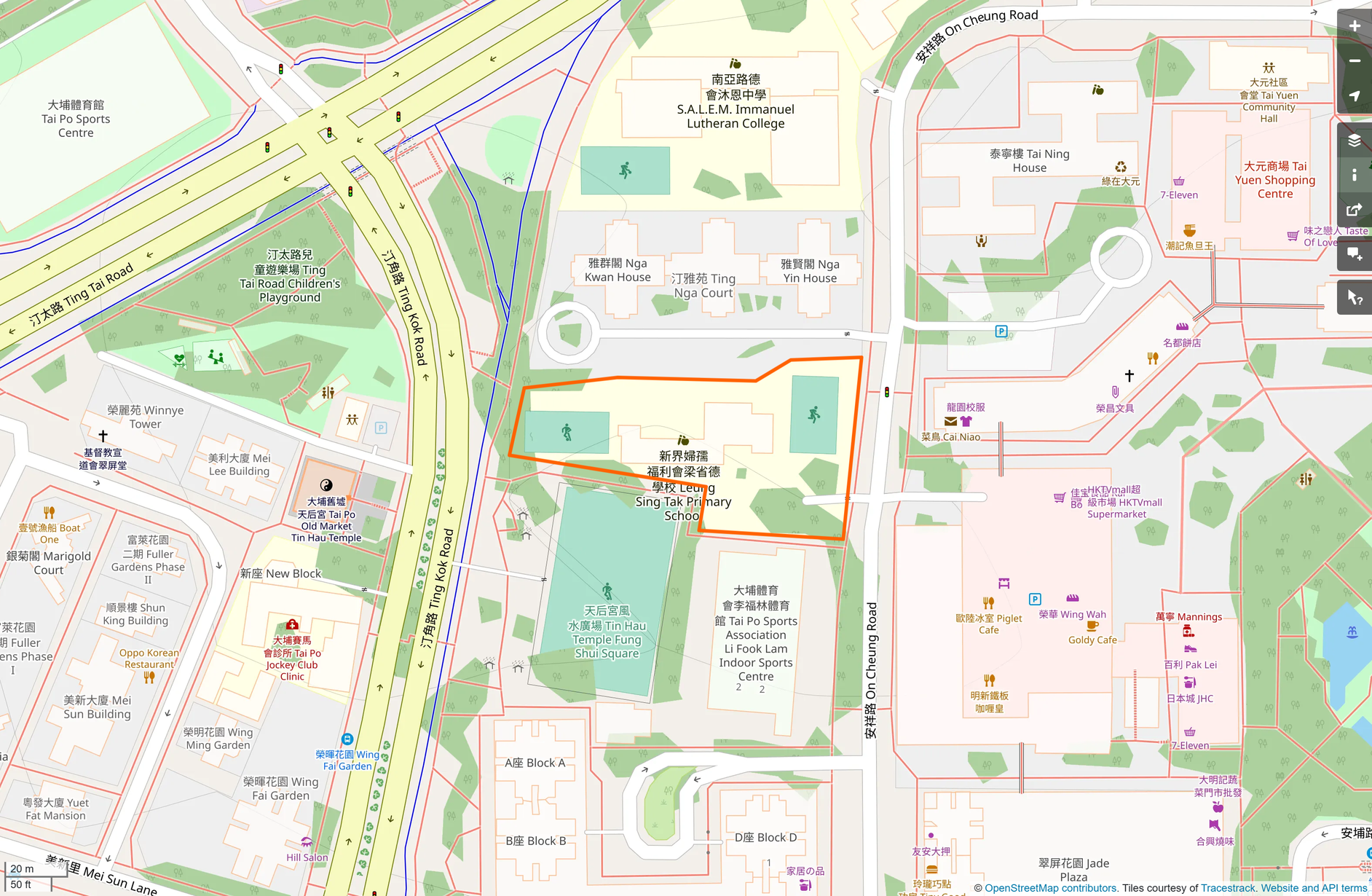 OSM: 新界婦孺福利會梁省德學校 NTWJWAL Leung Sing Tak Primary School