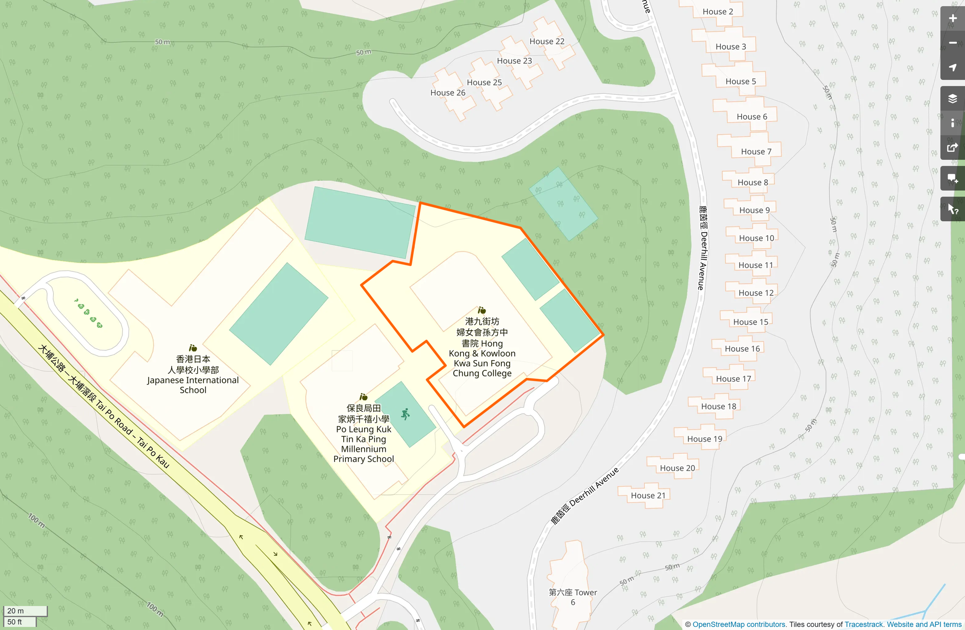 OSM: 港九街坊婦女會孫方中書院 Hong Kong and Kowloon Kaifong Women's Association Sun Fong Chung College