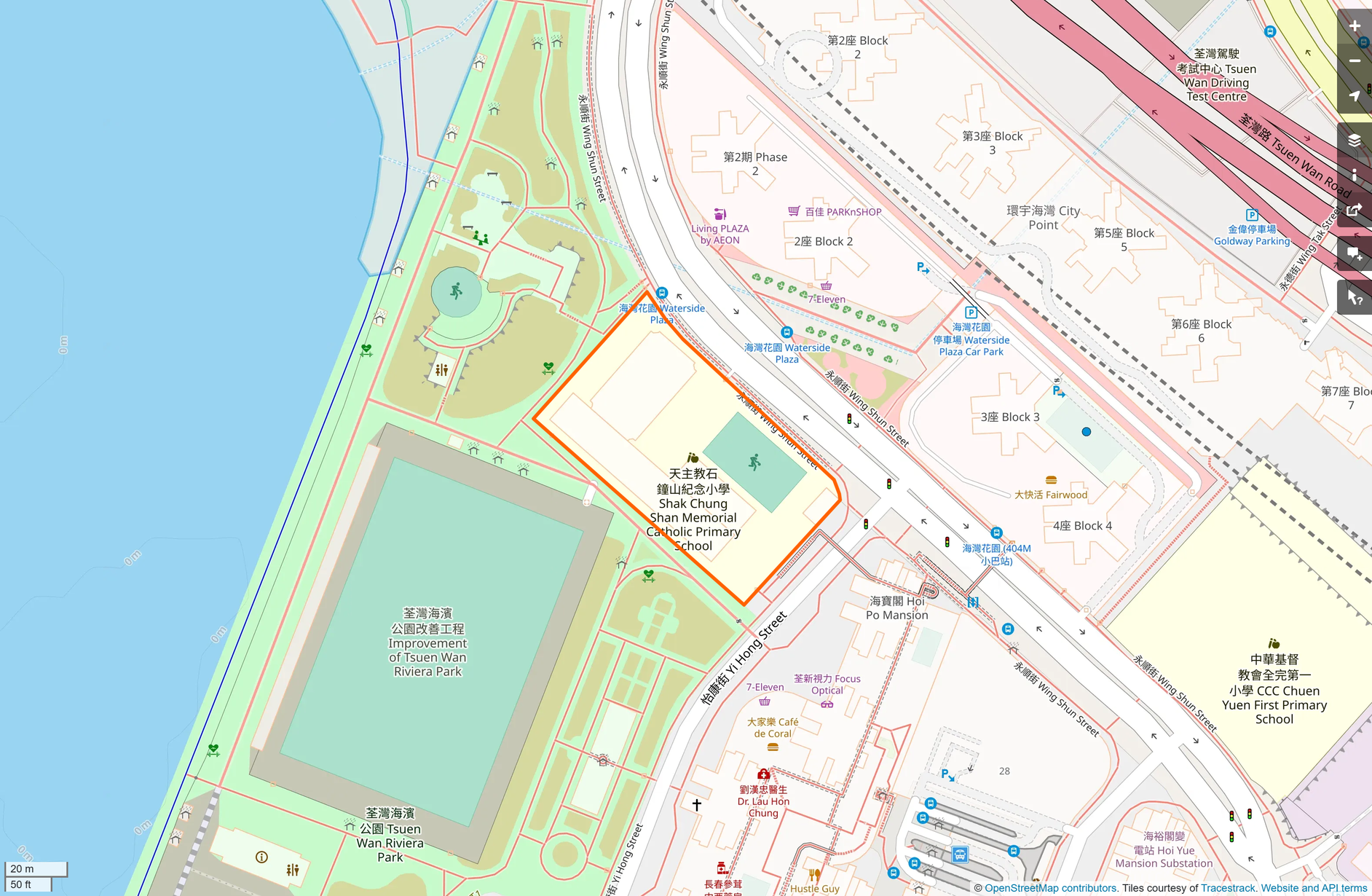 OSM: 天主教石鐘山紀念小學 Shak Chung Shan Memorial Catholic Primary School