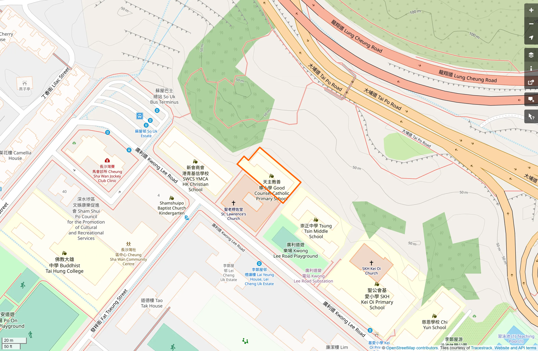 OSM: 天主教善導小學 Good Counsel Catholic Primary School