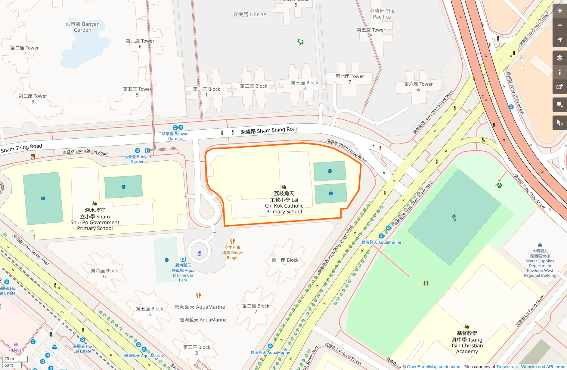 OSM: 荔枝角天主教小學 Laichikok Catholic Primary School