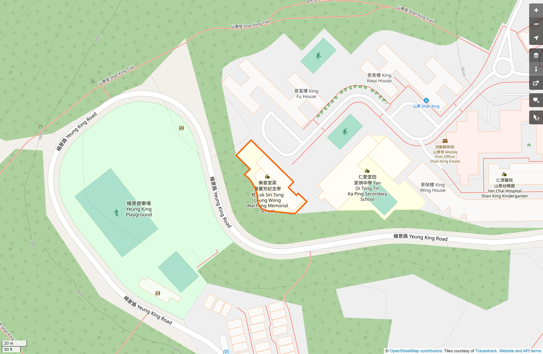 OSM: 樂善堂梁黃蕙芳紀念學校 Lok Sin Tong Leung Wong Wai Fong Memorial School