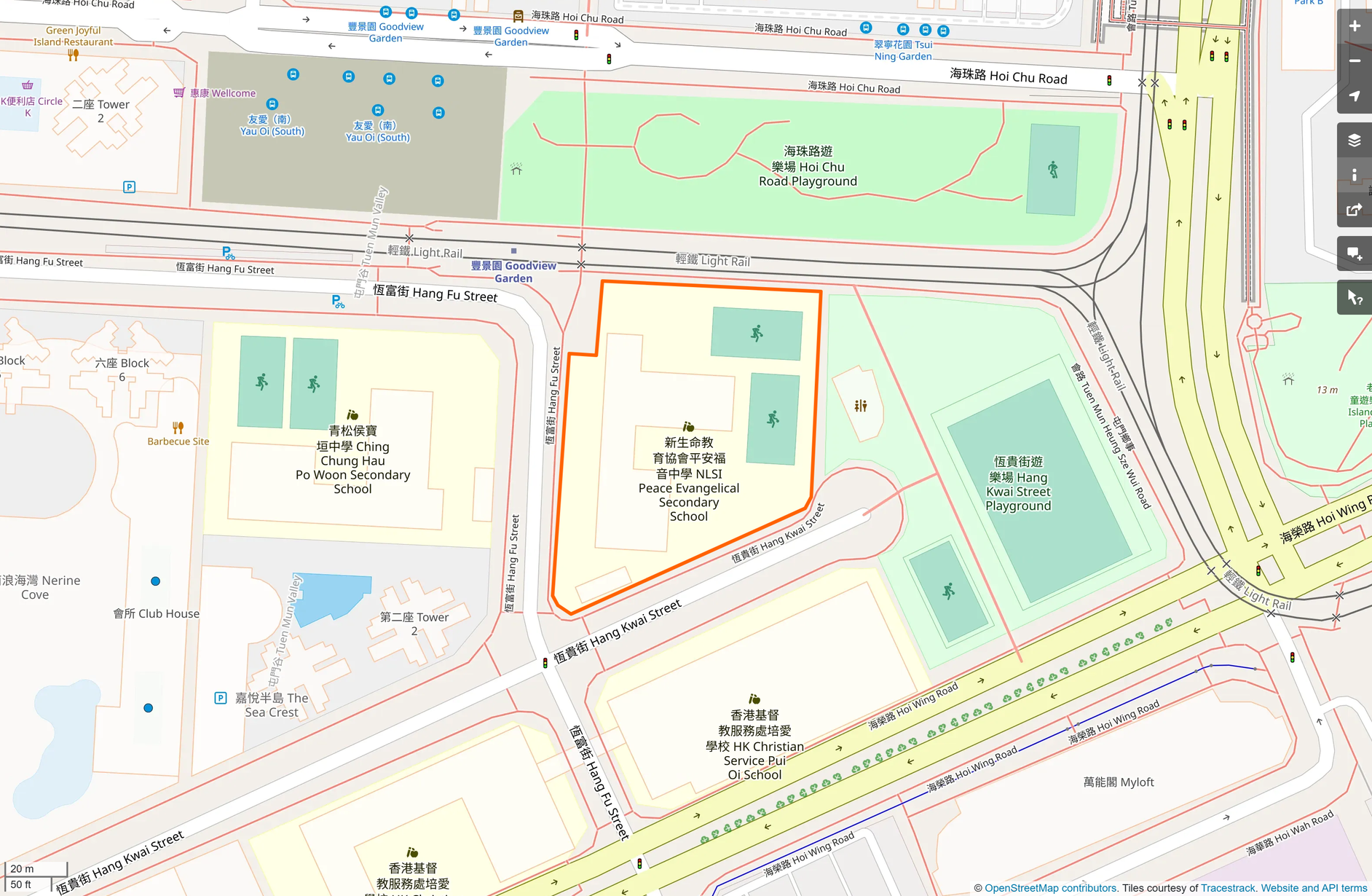 OSM: 新生命教育協會平安福音中學 NLSI Peace Evangelical Secondary School