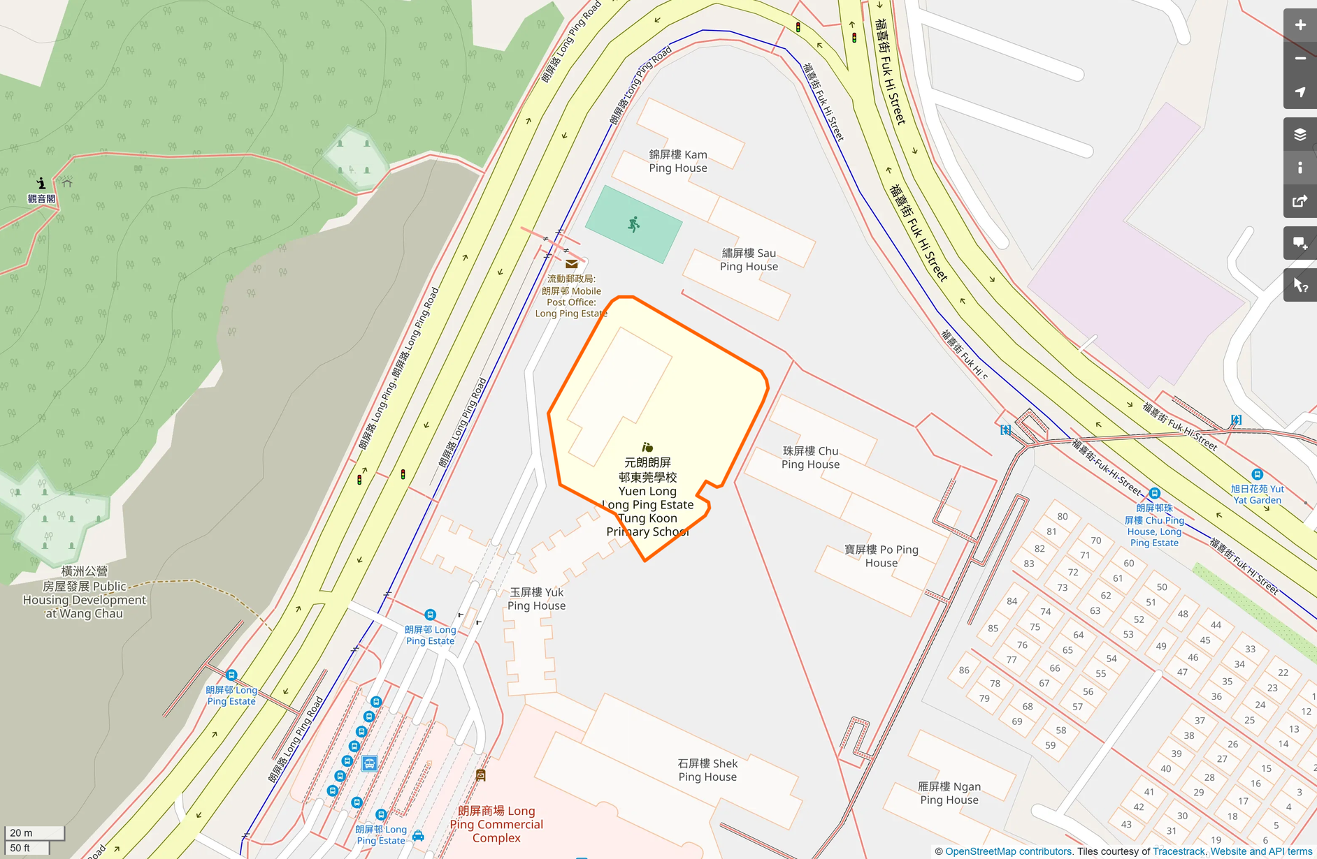 OSM: 元朗朗屏邨東莞學校 YL Long Ping Estate Tung Koon Primary School