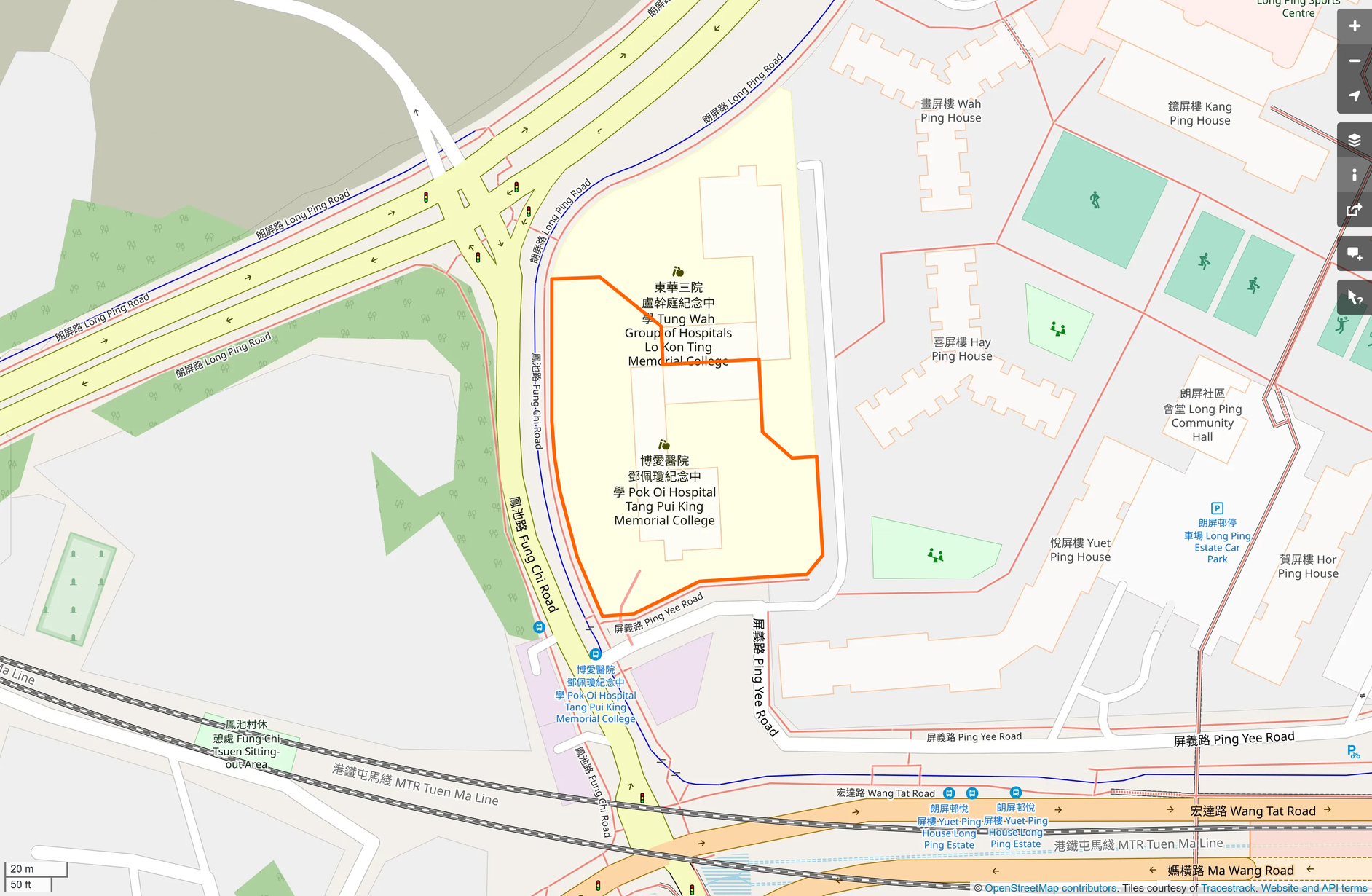 OSM: 博愛醫院鄧佩瓊紀念中學 POH Tang Pui King Memorial College