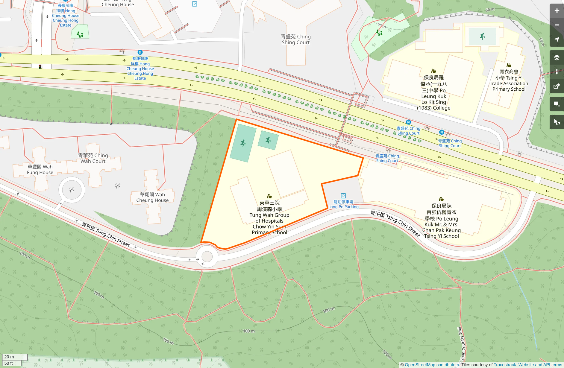 OSM: 東華三院周演森小學 TWGHs Chow Yin Sum Primary School