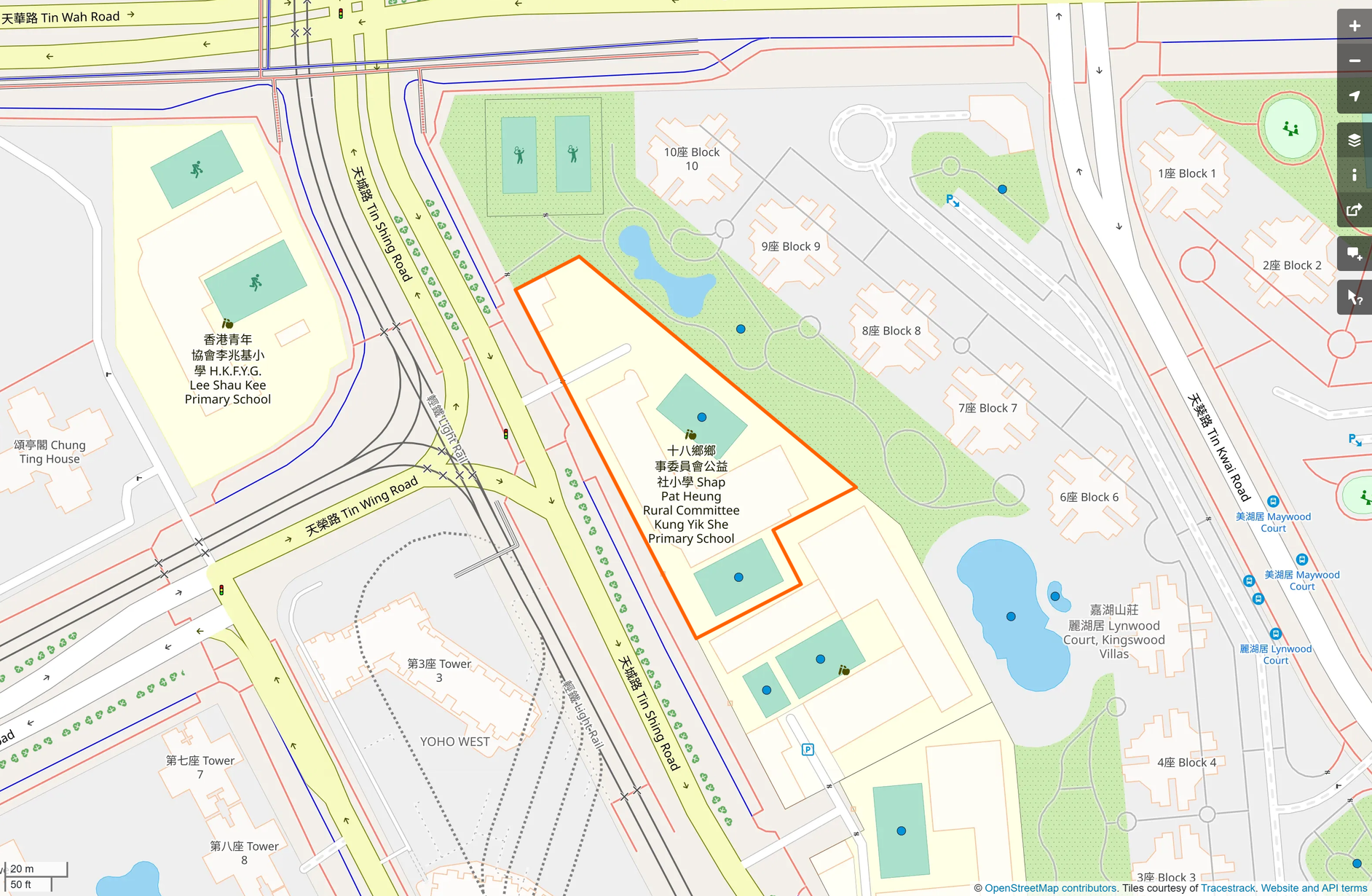 OSM: 十八鄉鄉事委員會公益社小學 Shap Pat Heung Rural Committee Kung Yik She Primary School