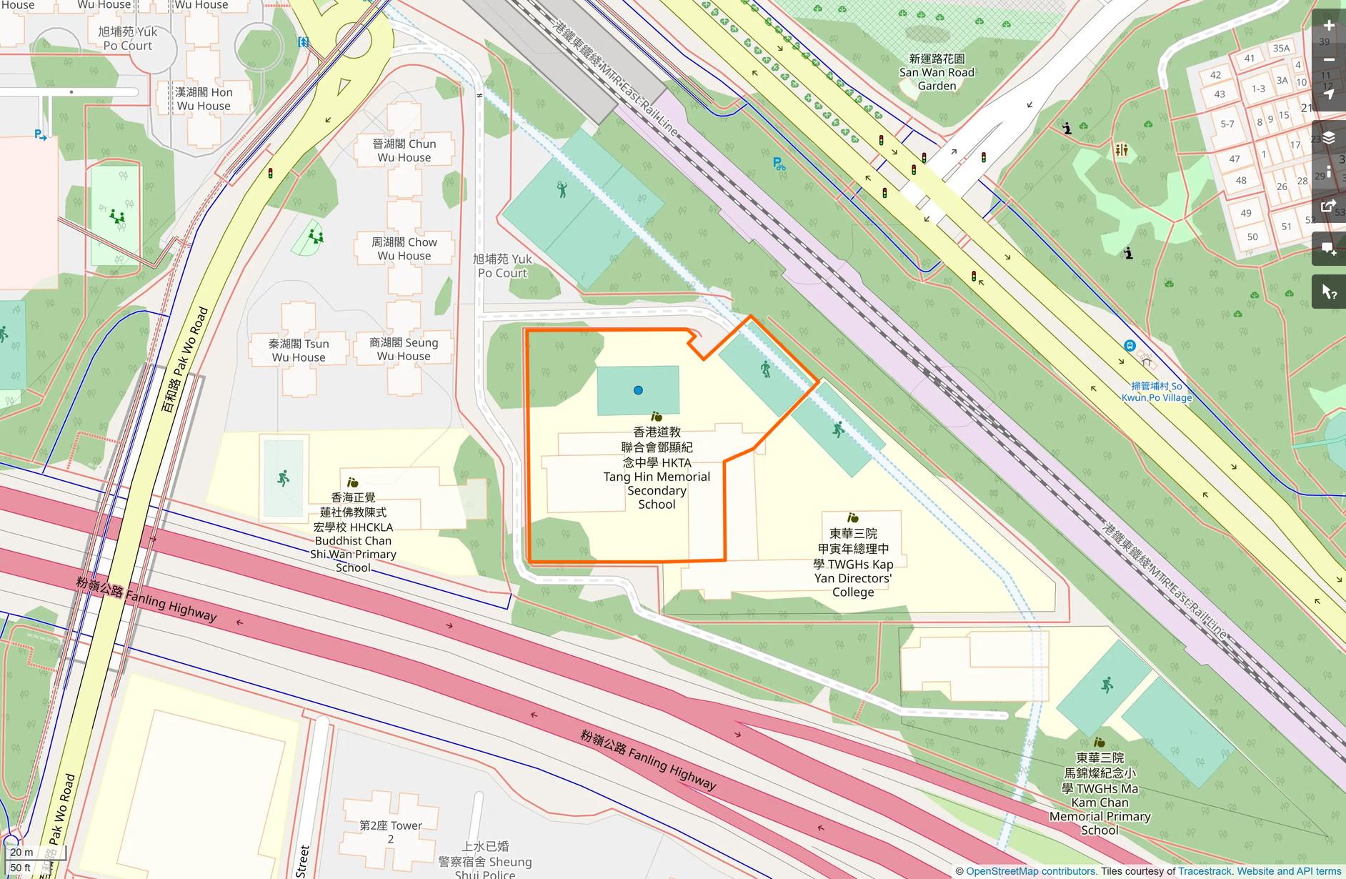 OSM: 鄧顯紀念中學 HKTA Tang Hin Memorial Secondary School