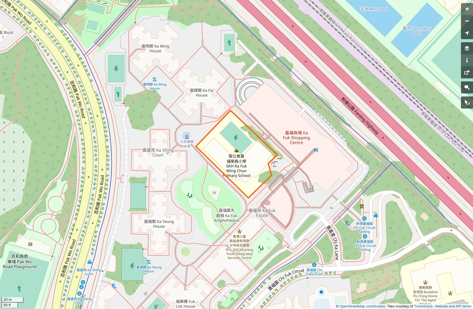 OSM: 聖公會嘉福榮真小學 SKH Ka Fuk Wing Chun Primary School