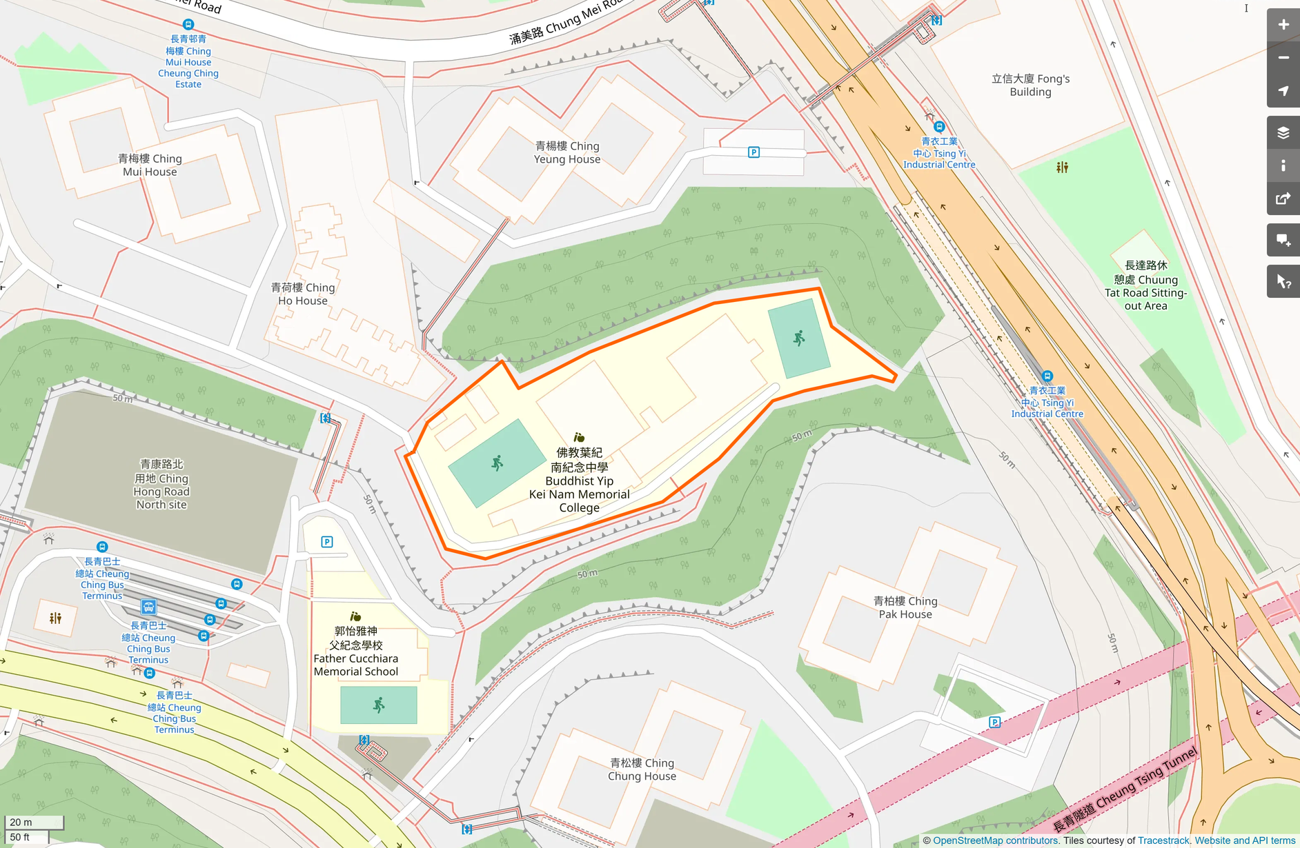 OSM: 佛教葉紀南紀念中學 Buddhist Yip Kei Nam Memorial College