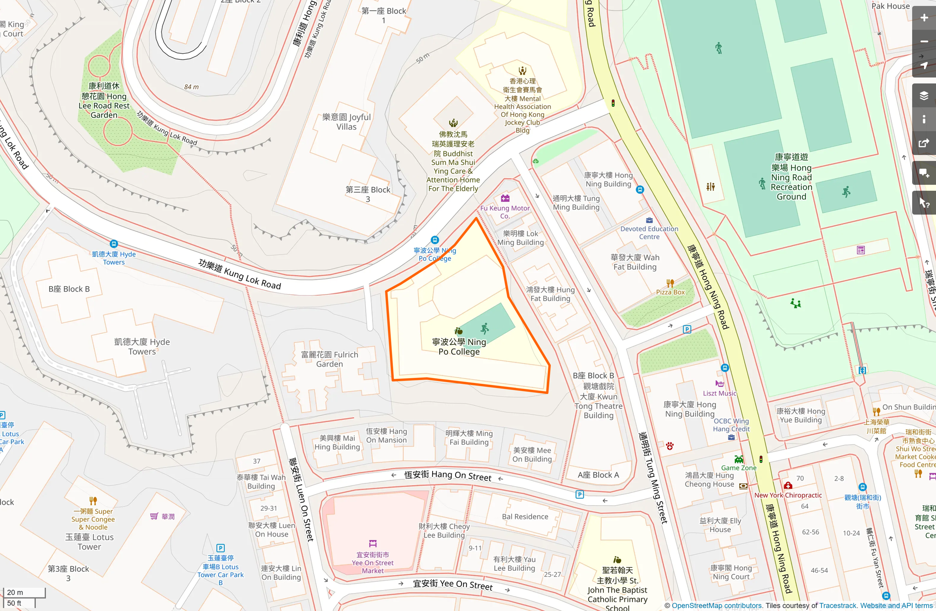 OSM: 寧波公學 Ning Po College