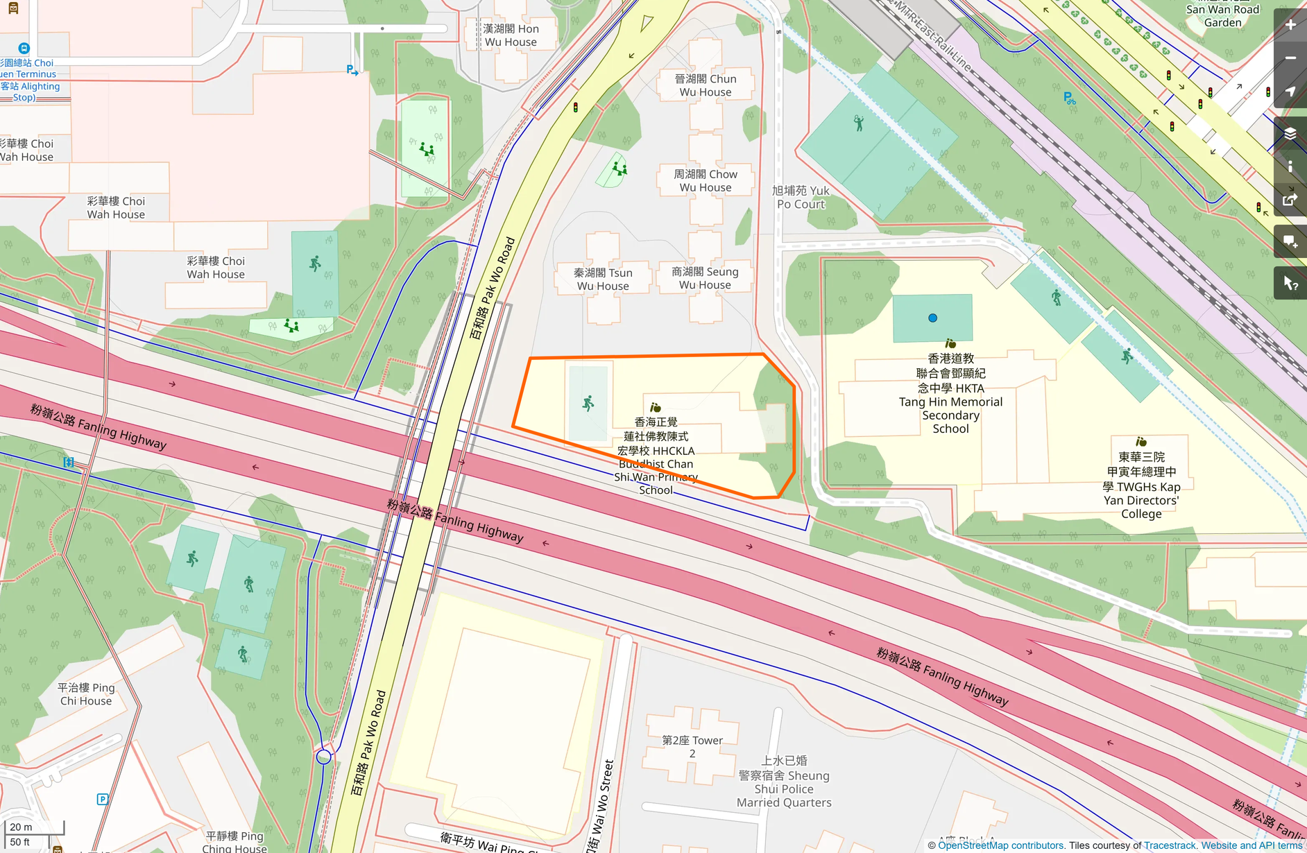 OSM: 佛教陳式宏學校 HHCKLA Buddhist Chan Shi Wan Primary School